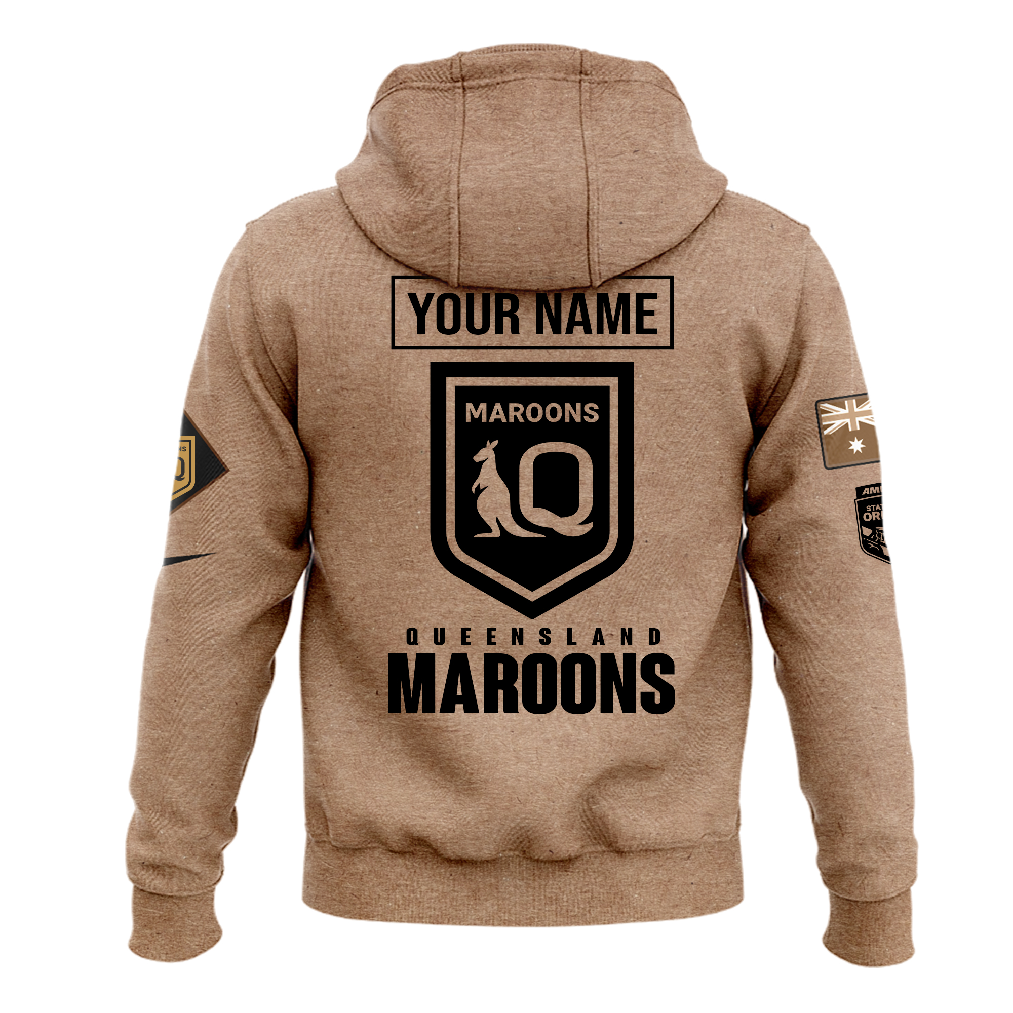 Queensland Maroons Anzac Day Hoodie