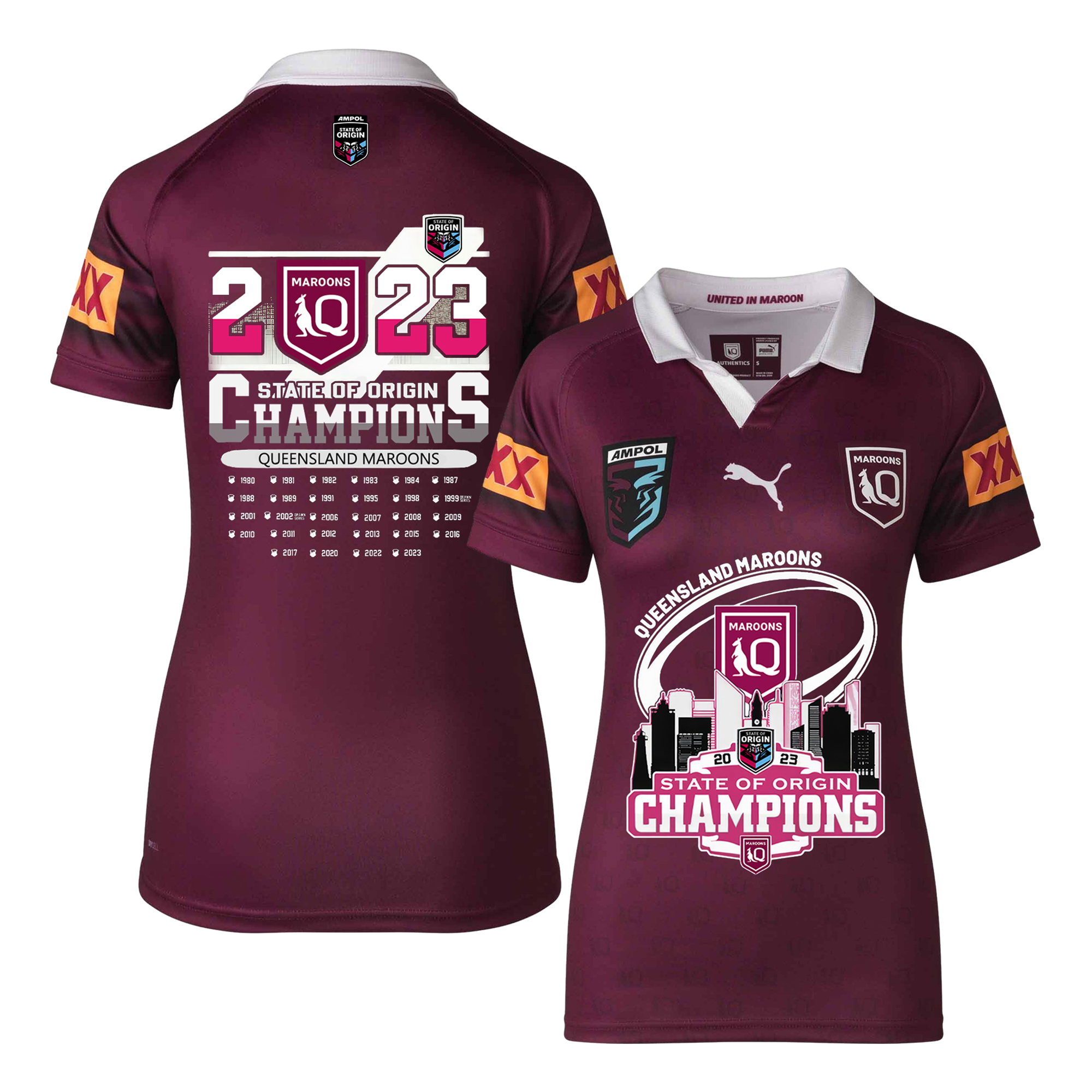 Queensland Maroons Champions 2023 Premium Jersey