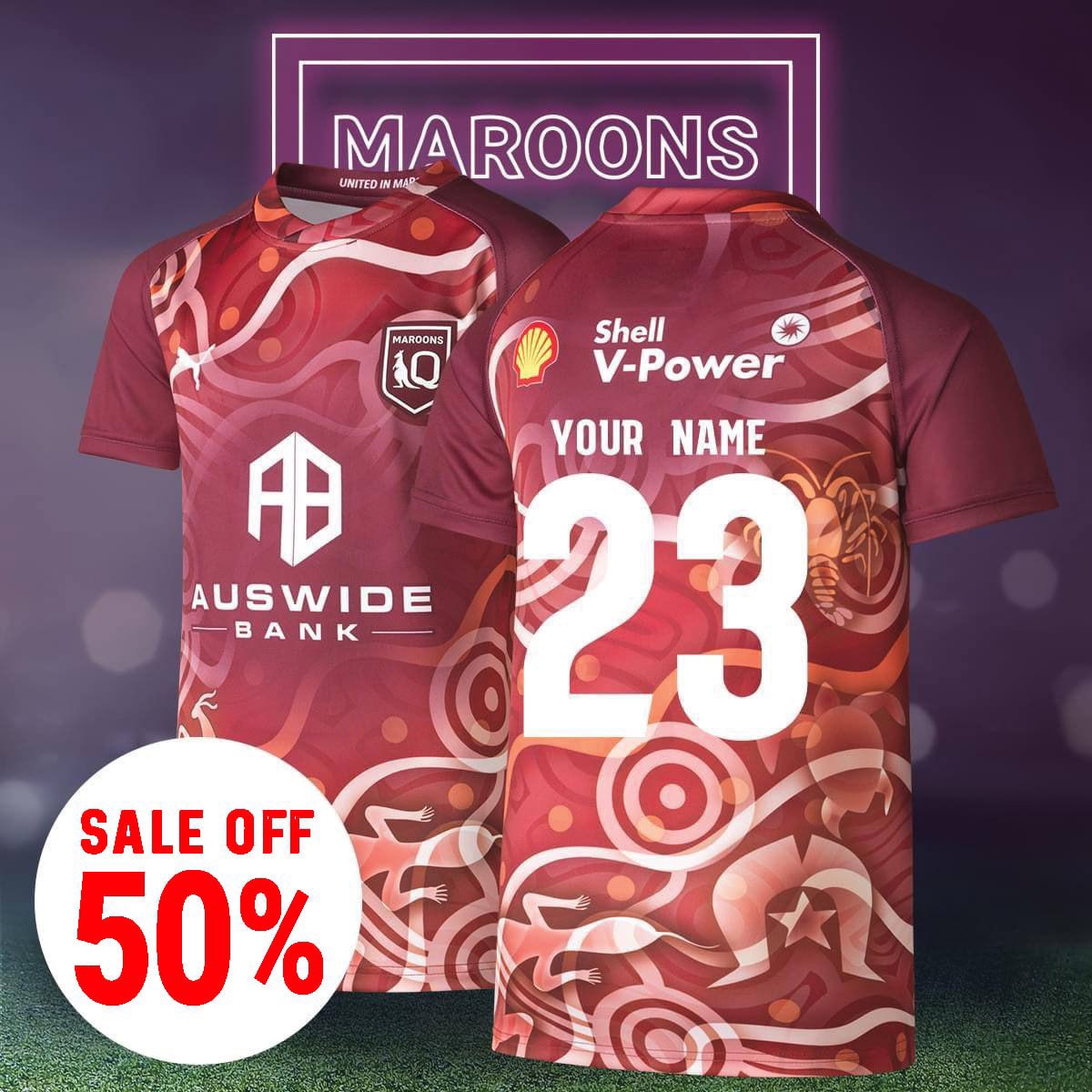 Queensland Maroons Champions 23 Premium Jersey