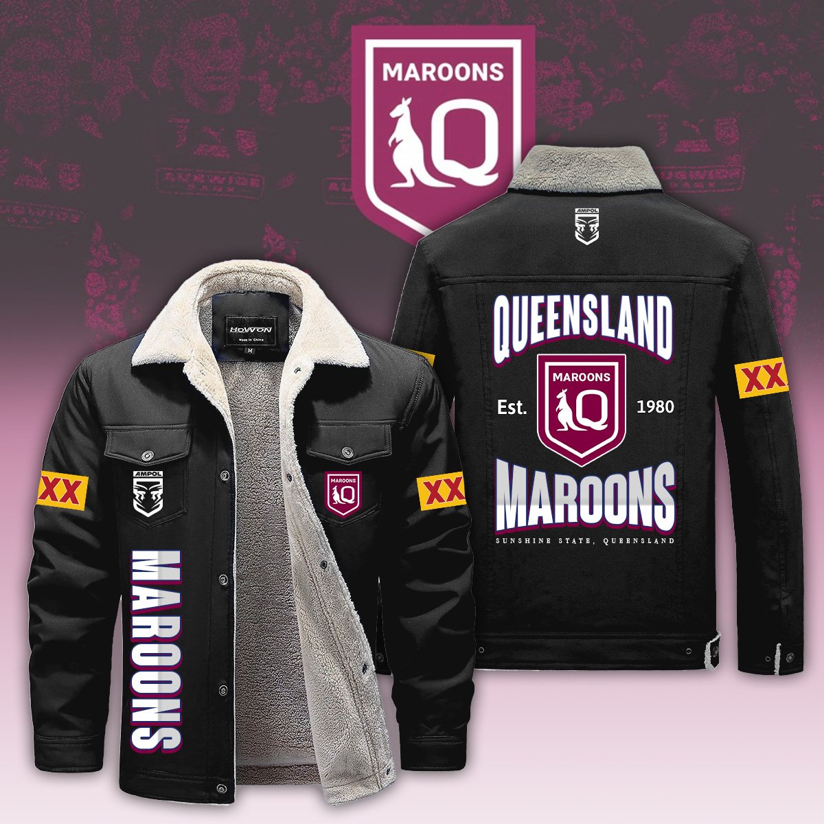Queensland Maroons Fleece Casual
