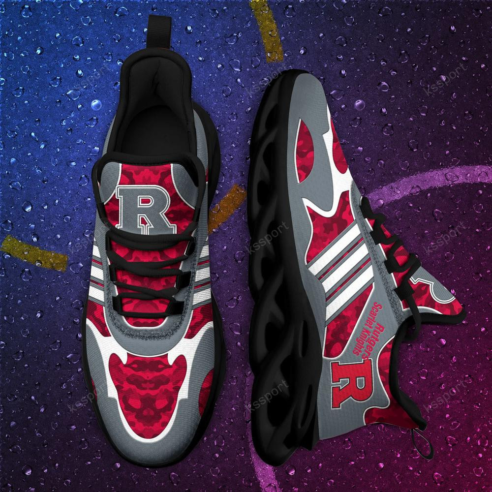 Rutgers Scarlet Knights Max Soul Clunky, Camo Running Sneakers For Fan Ever
