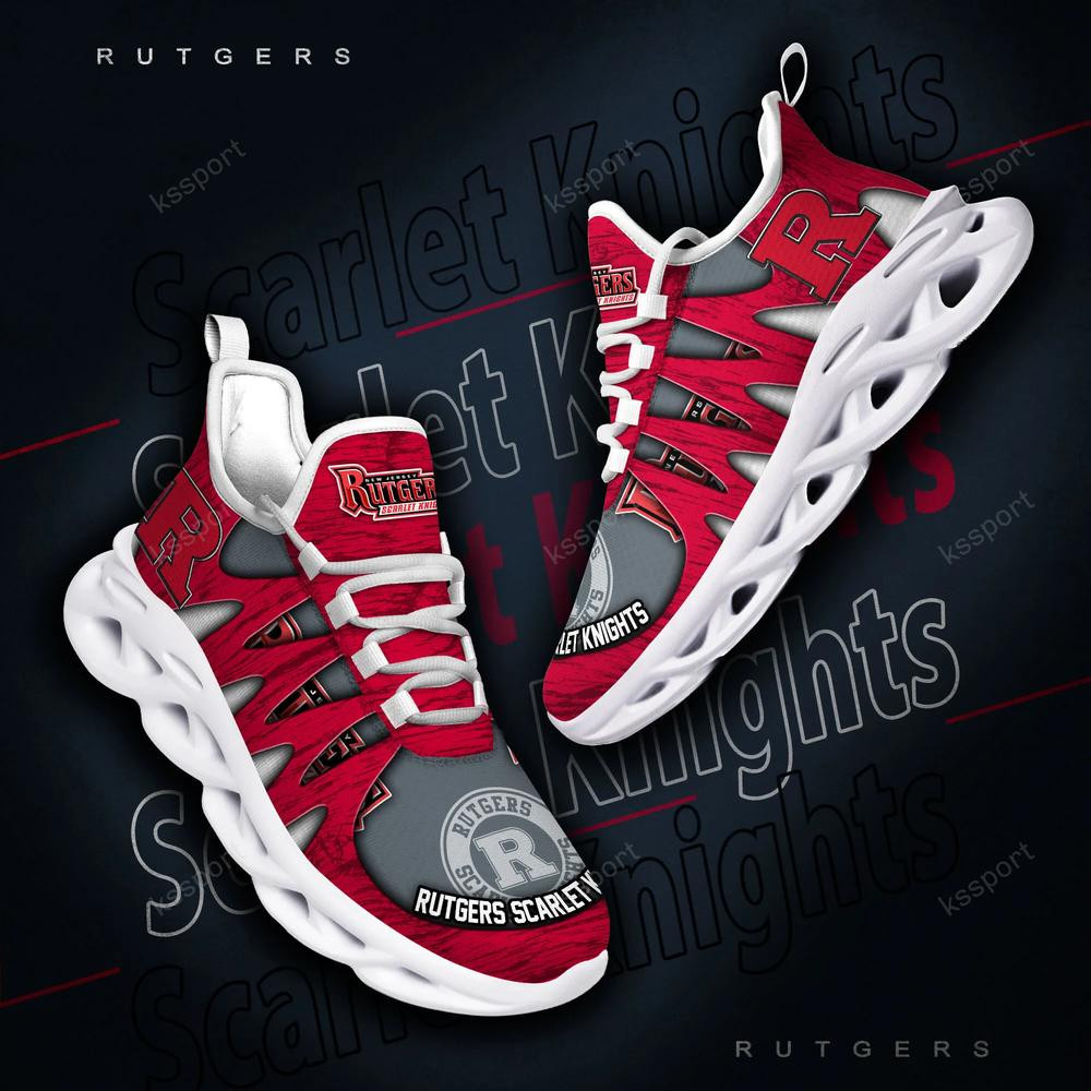 Rutgers Scarlet Knights Max Soul Shoes, Running Sneakers