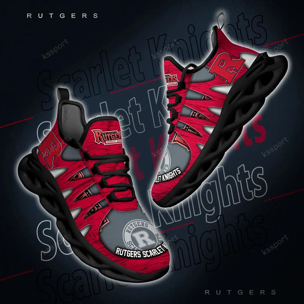 Rutgers Scarlet Knights Max Soul Shoes, Running Sneakers