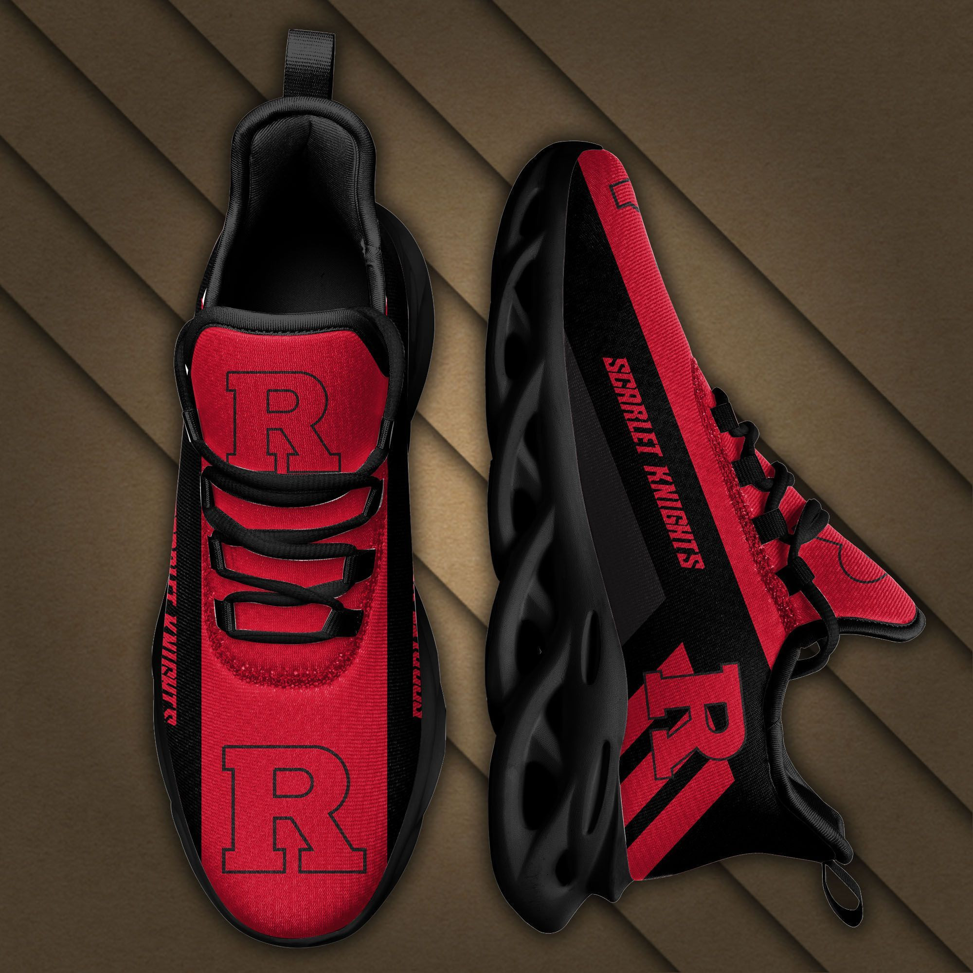 Rutgers Scarlet Knights Max Soul Sneakers Shoes
