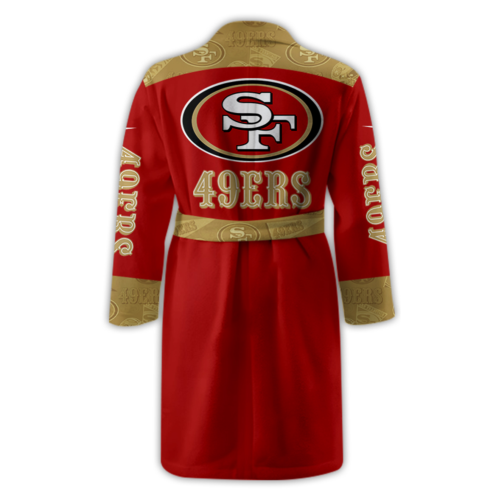 San Francisco 49ers Bathrobe Luxurious Comfort Meets Sporty Style