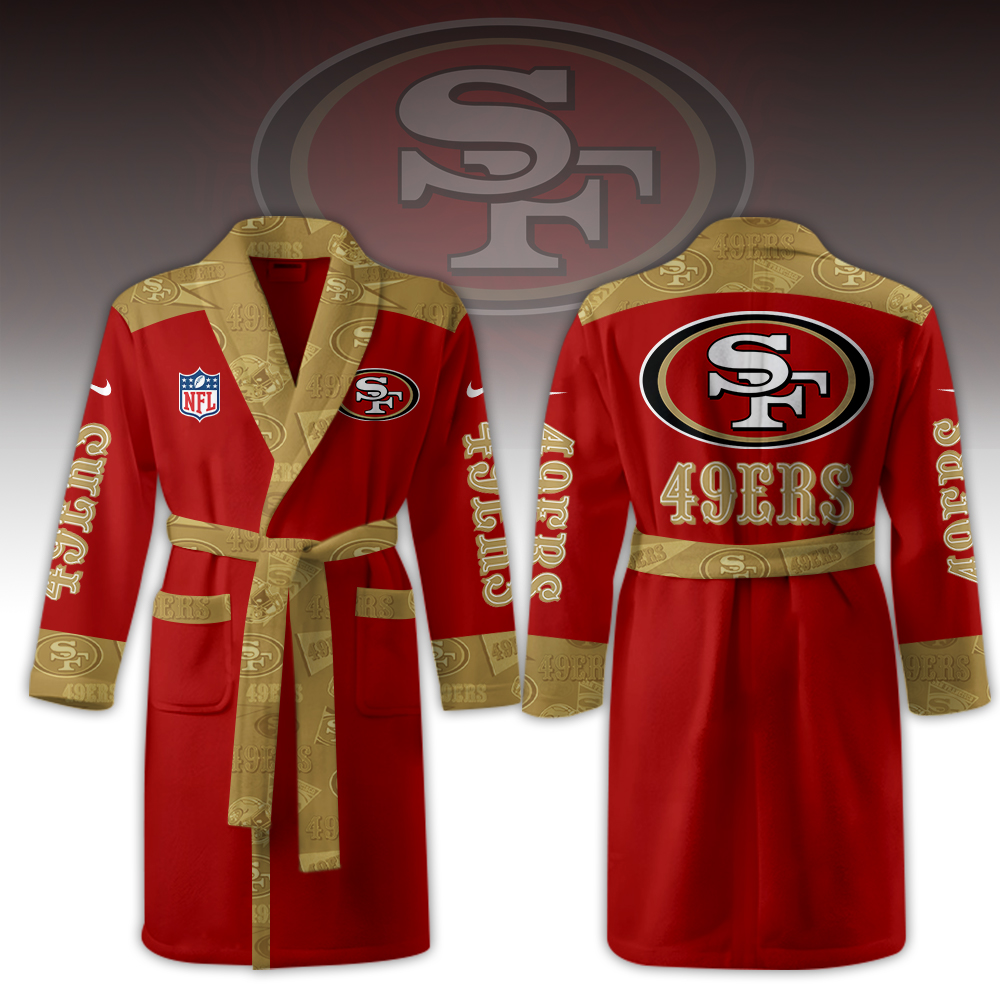 San Francisco 49ers Bathrobe Luxurious Comfort Meets Sporty Style