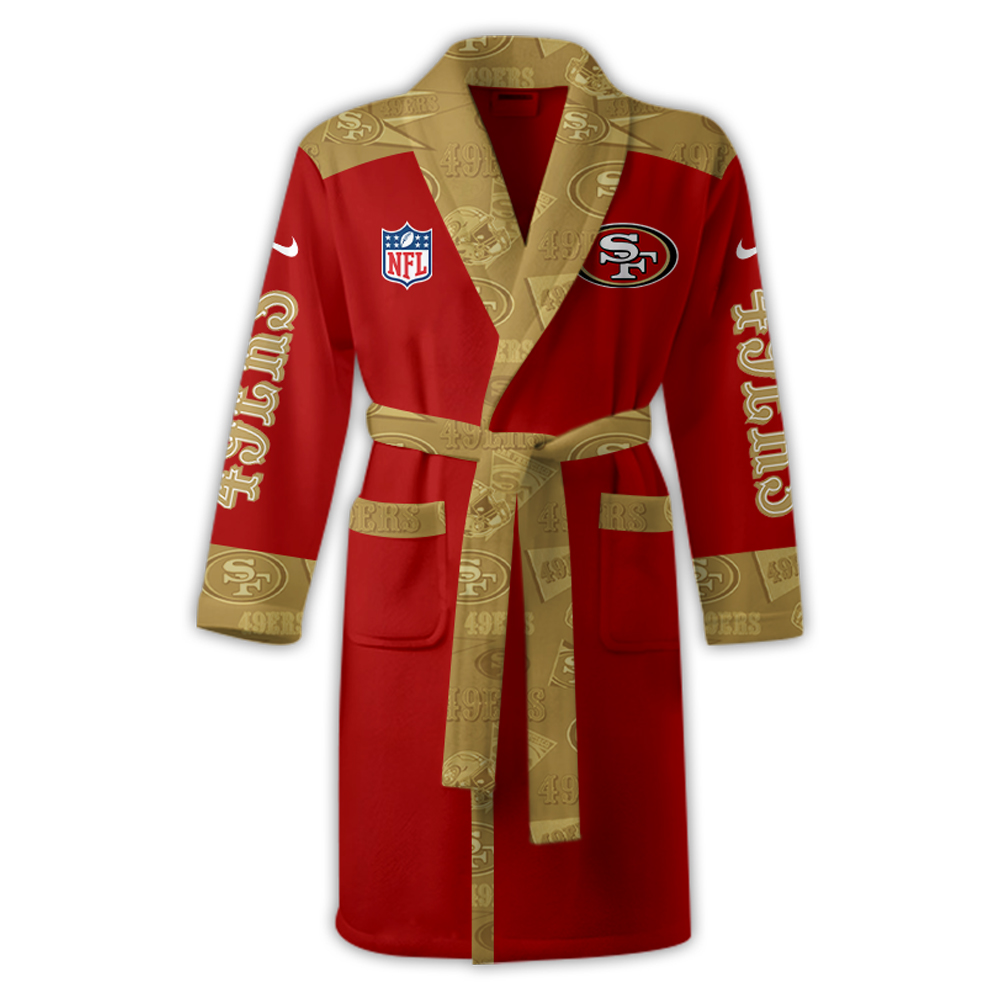 San Francisco 49ers Bathrobe Luxurious Comfort Meets Sporty Style