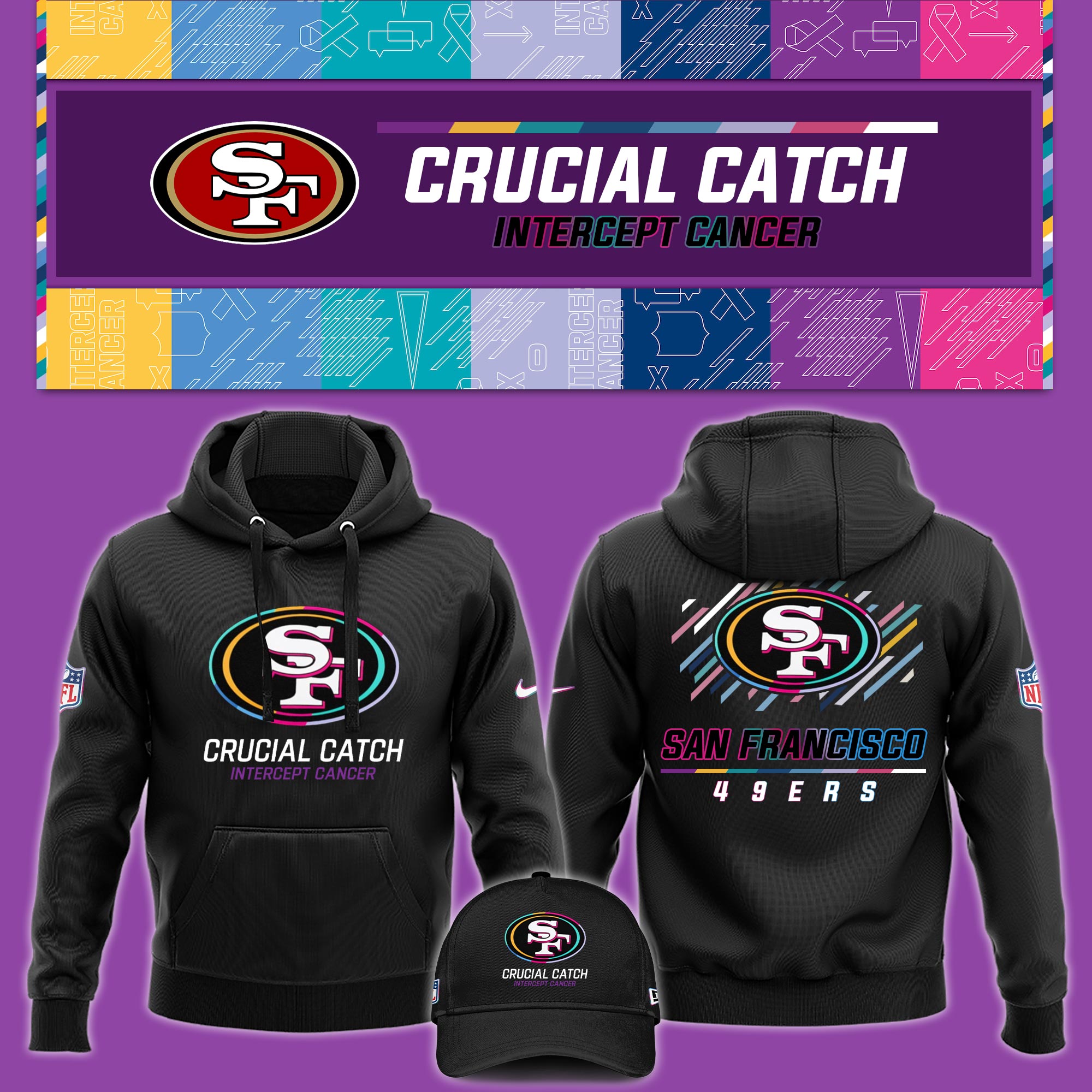 San Francisco 49ers Crucial Catch Hoodie
