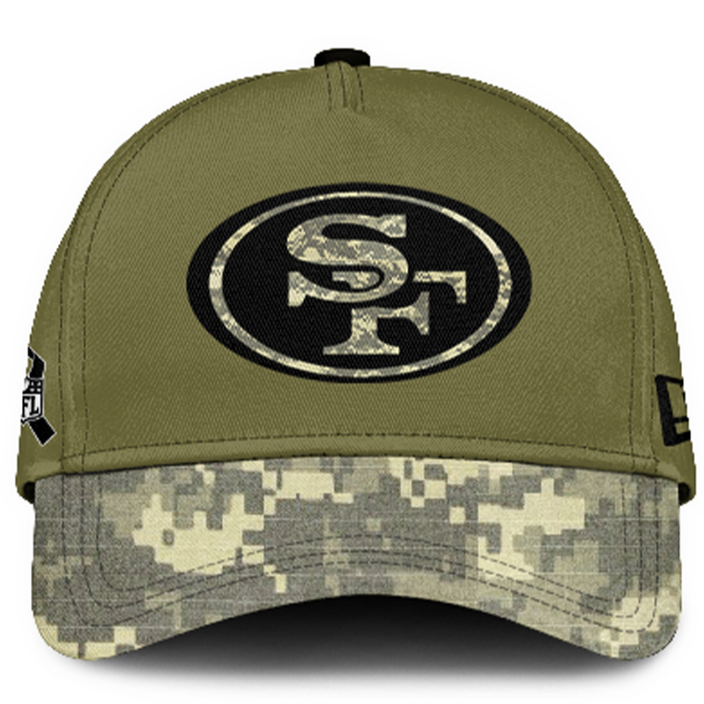 San Francisco 49ers Salute to Service Club Camo Hoodie #1