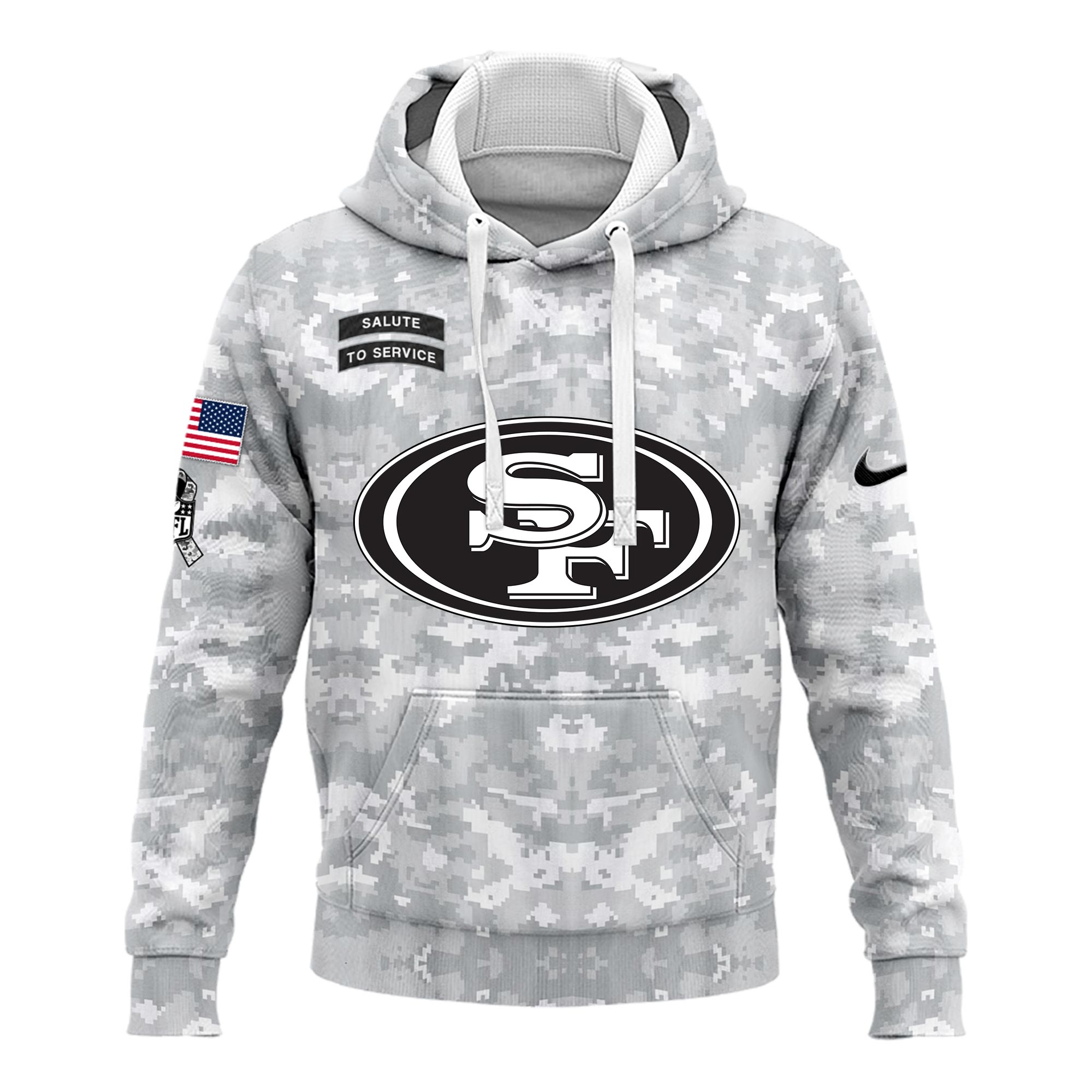 San Francisco 49ers Veterans Day Hoodie