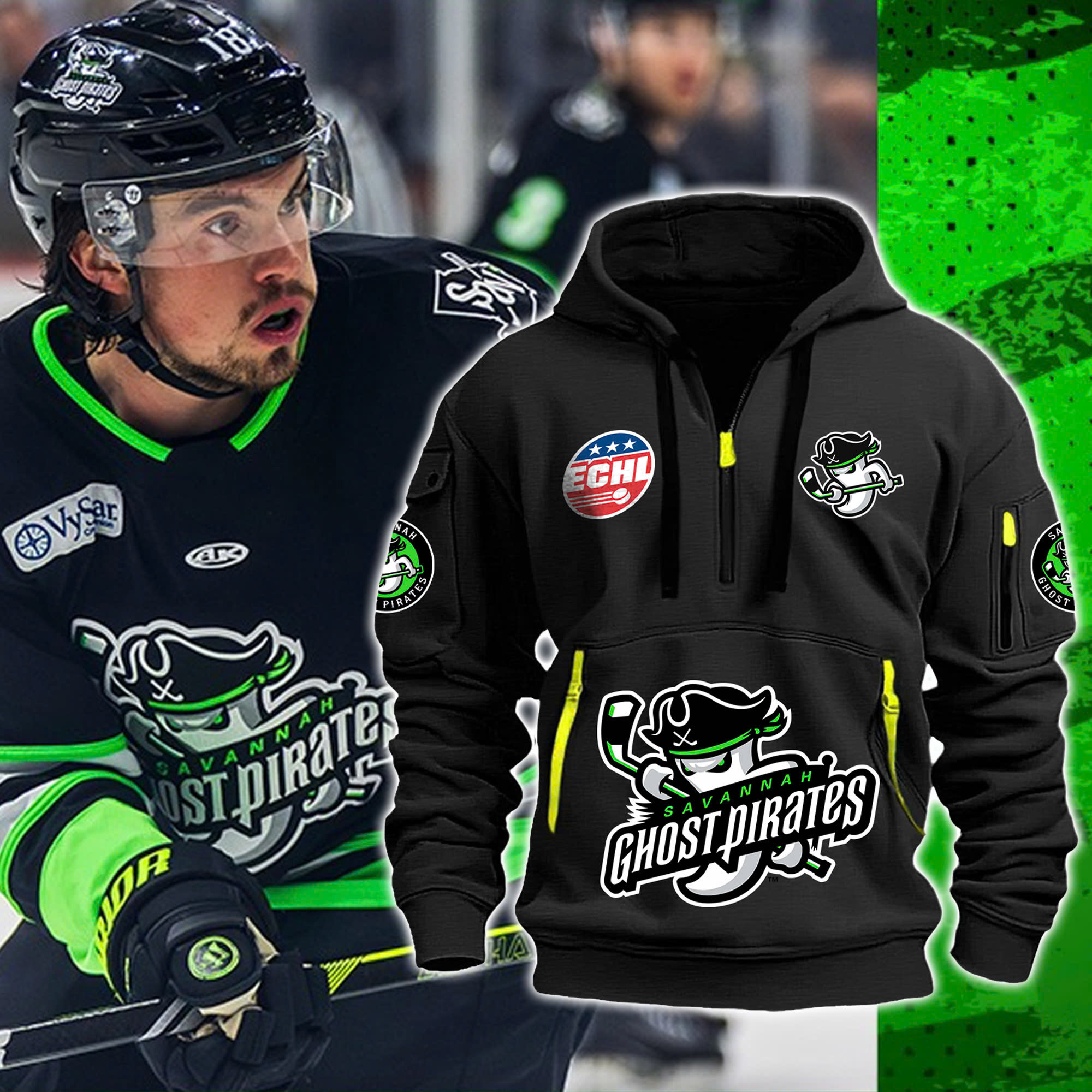 Savannah Ghost Pirates New Hoodie