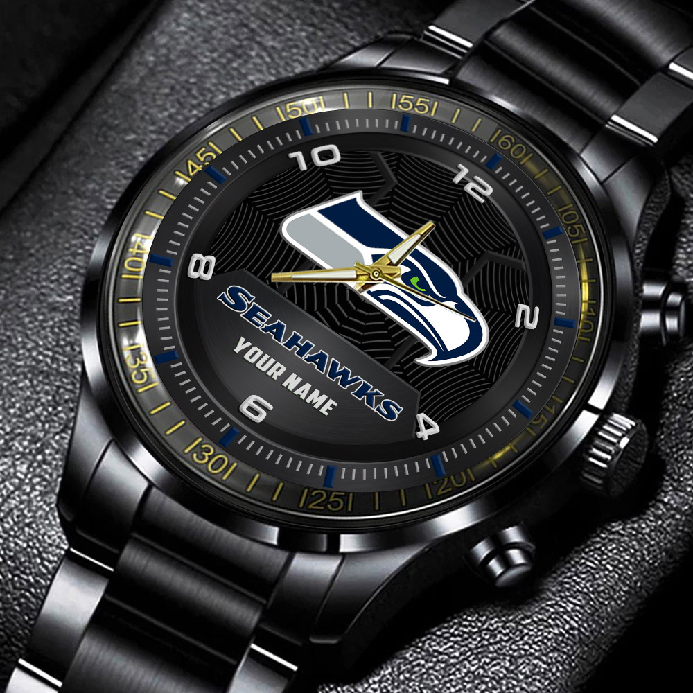 Seattle Seahawks Stainless Steel Watch