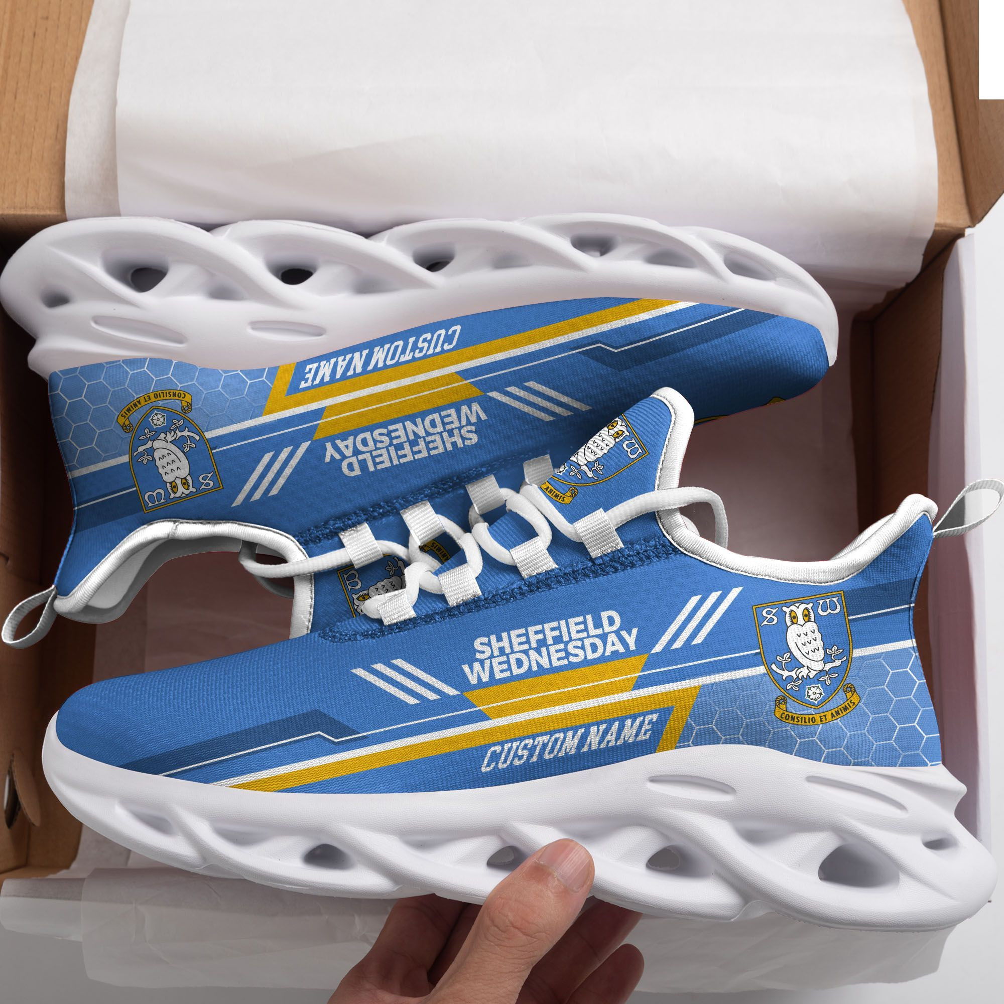 Sheffield Wednesday Custom Personalized Max Soul Sneakers Shoes