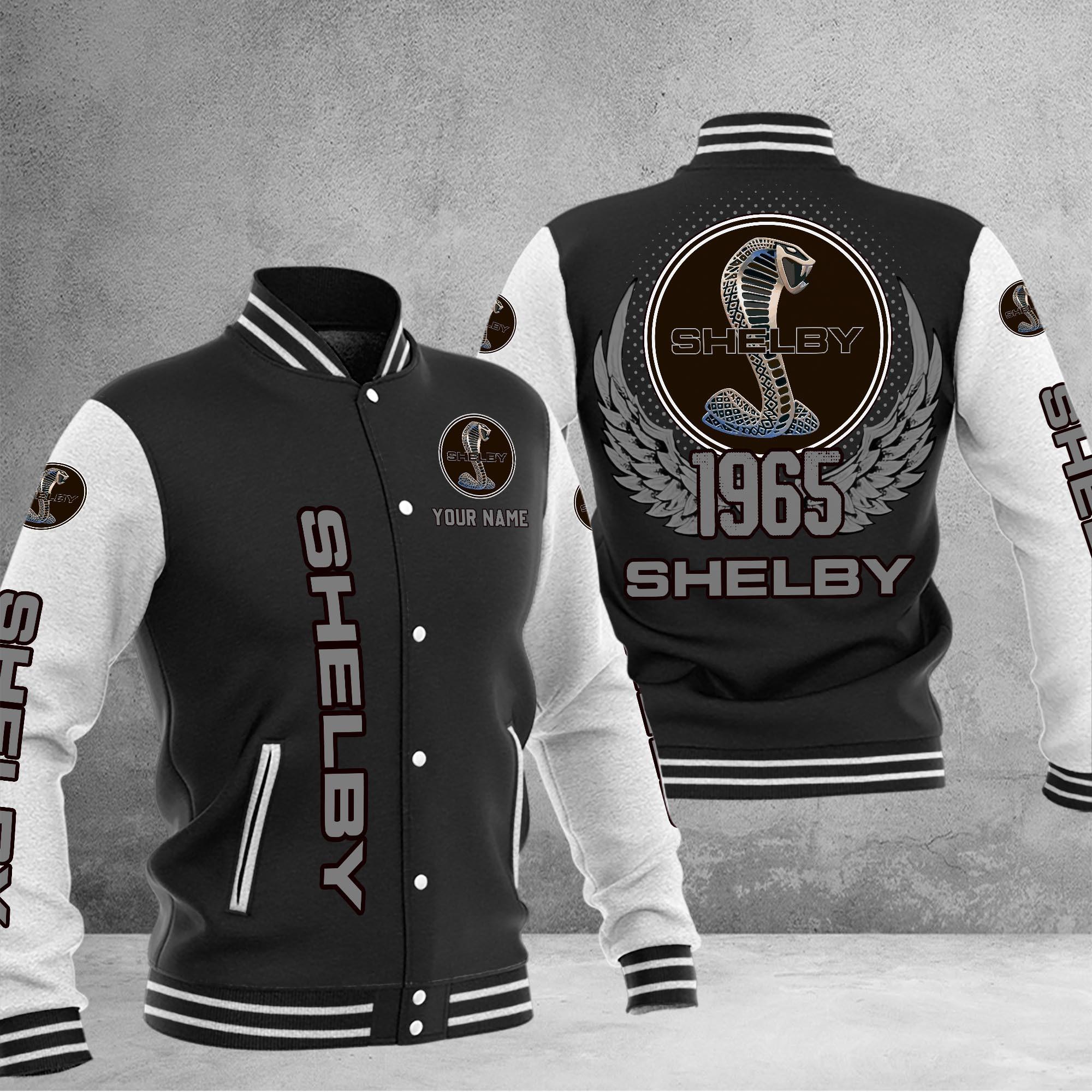 Shelby DMHJ1079 Baseball Jacket Multicolor