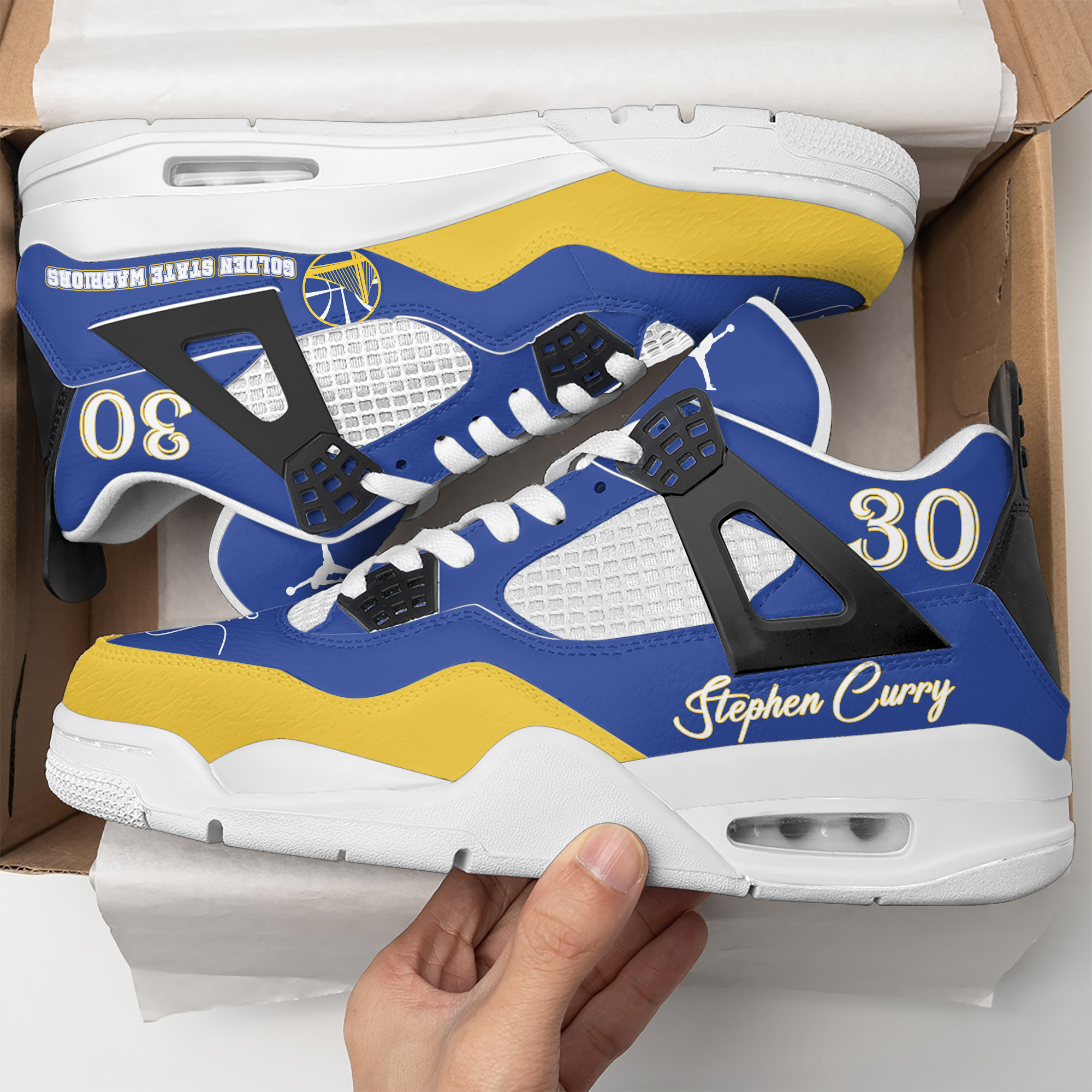 Stephen Curry#30 GSW Premium Shoes J4