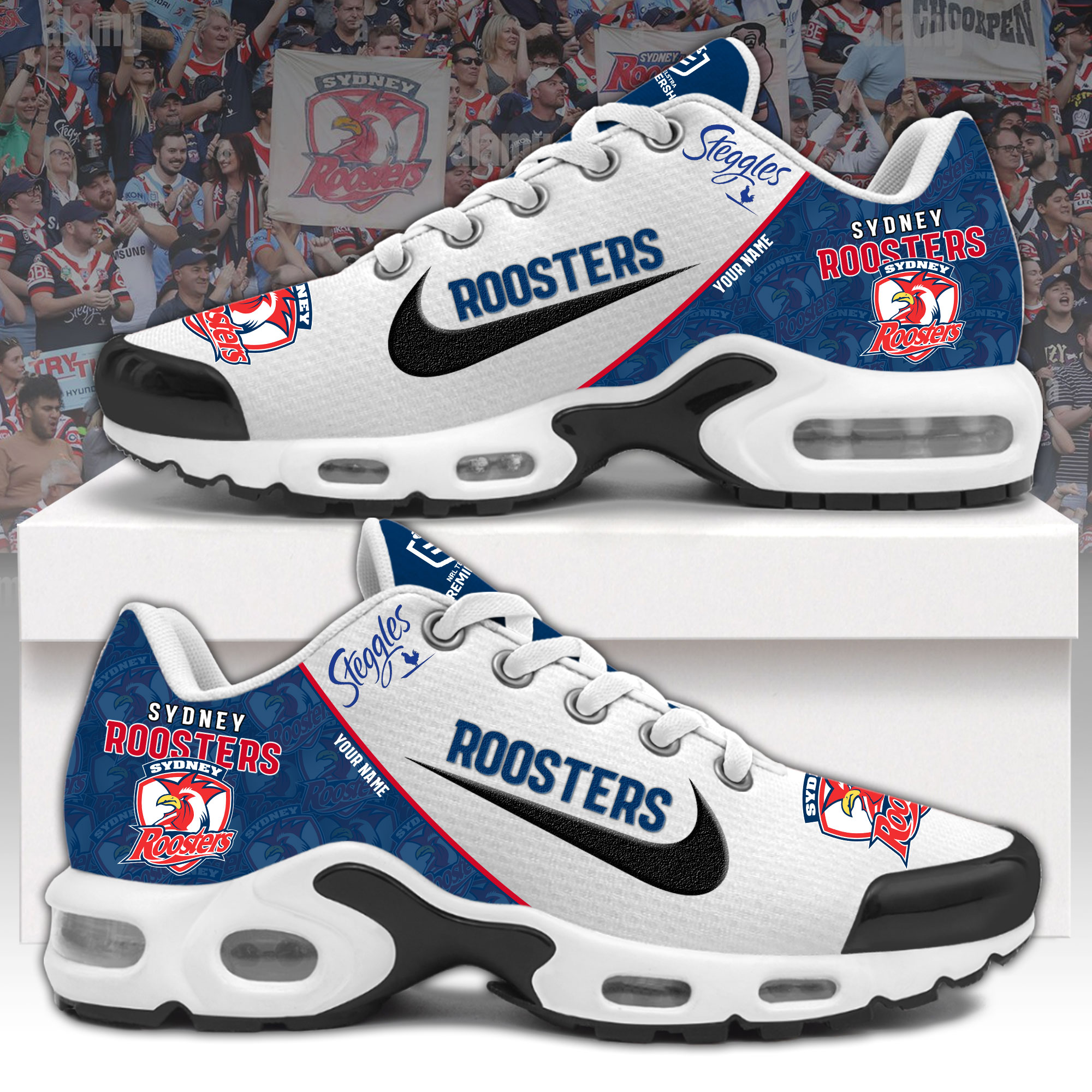 Sydney Roosters Personalized Shoes