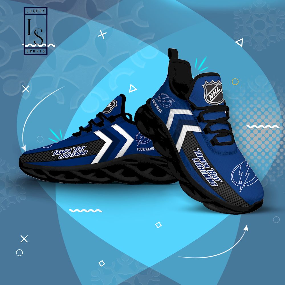 Tampa Bay Lightning NHL Personalized Max Soul Shoes