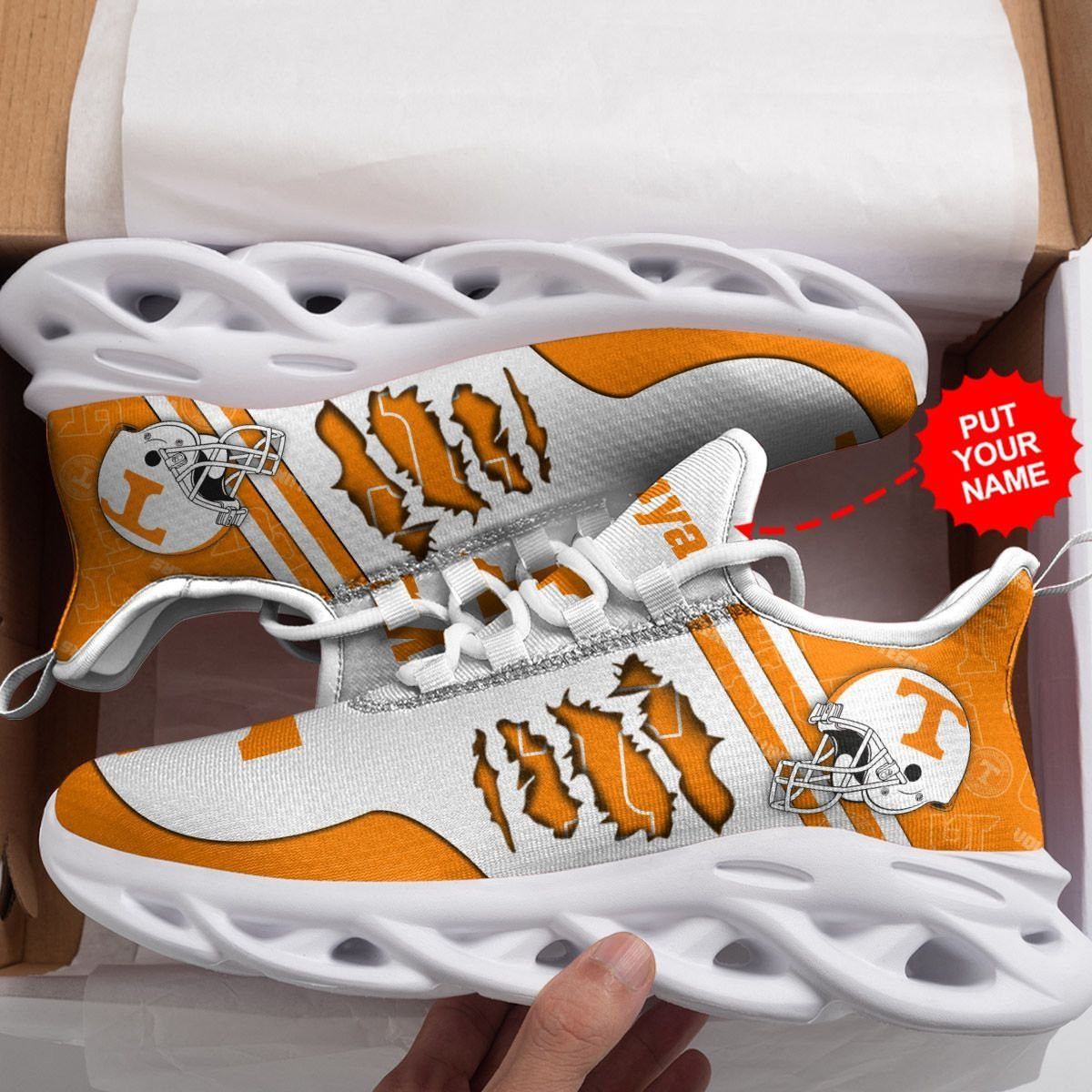 Tennessee Volunteers Custom Personalized Max Soul Sneakers Shoes