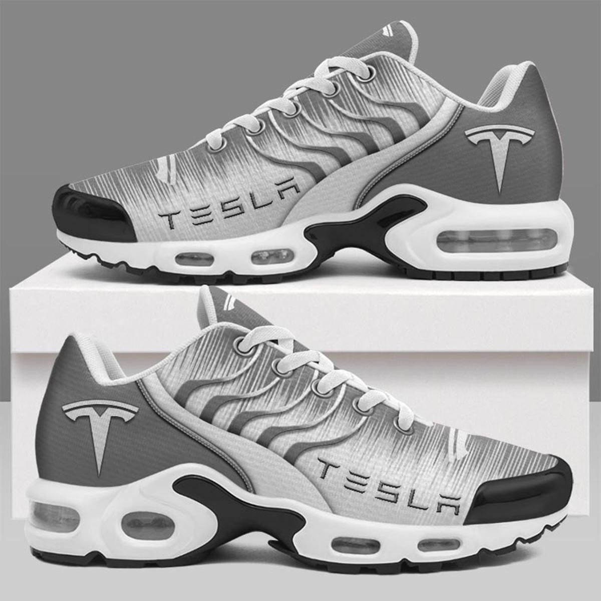 Tesla Custom Name Sport Shoes VS9