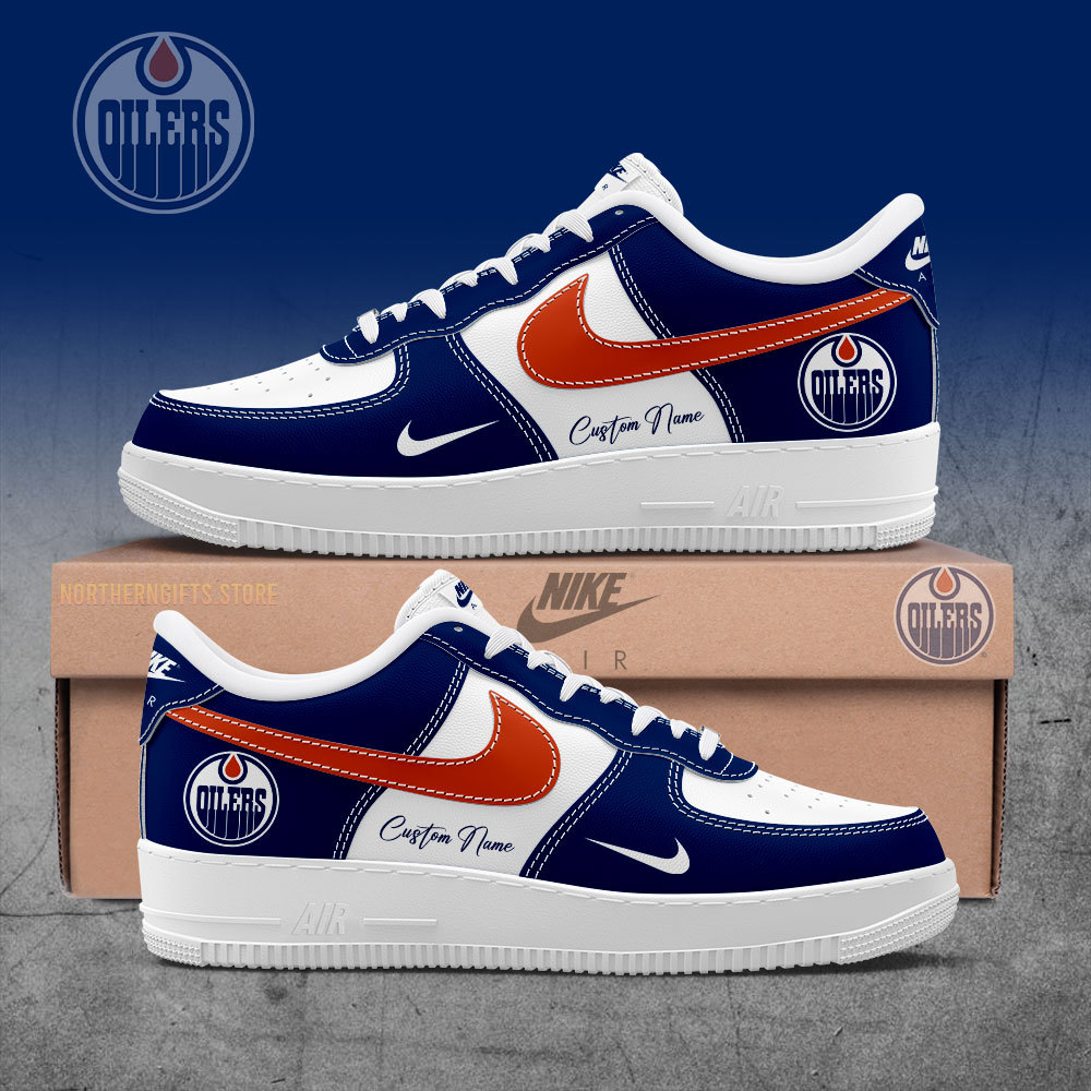 Thank You Fans Edmonton Oilers Custom Name For Fans Shoes -SP03052411ID10DS10