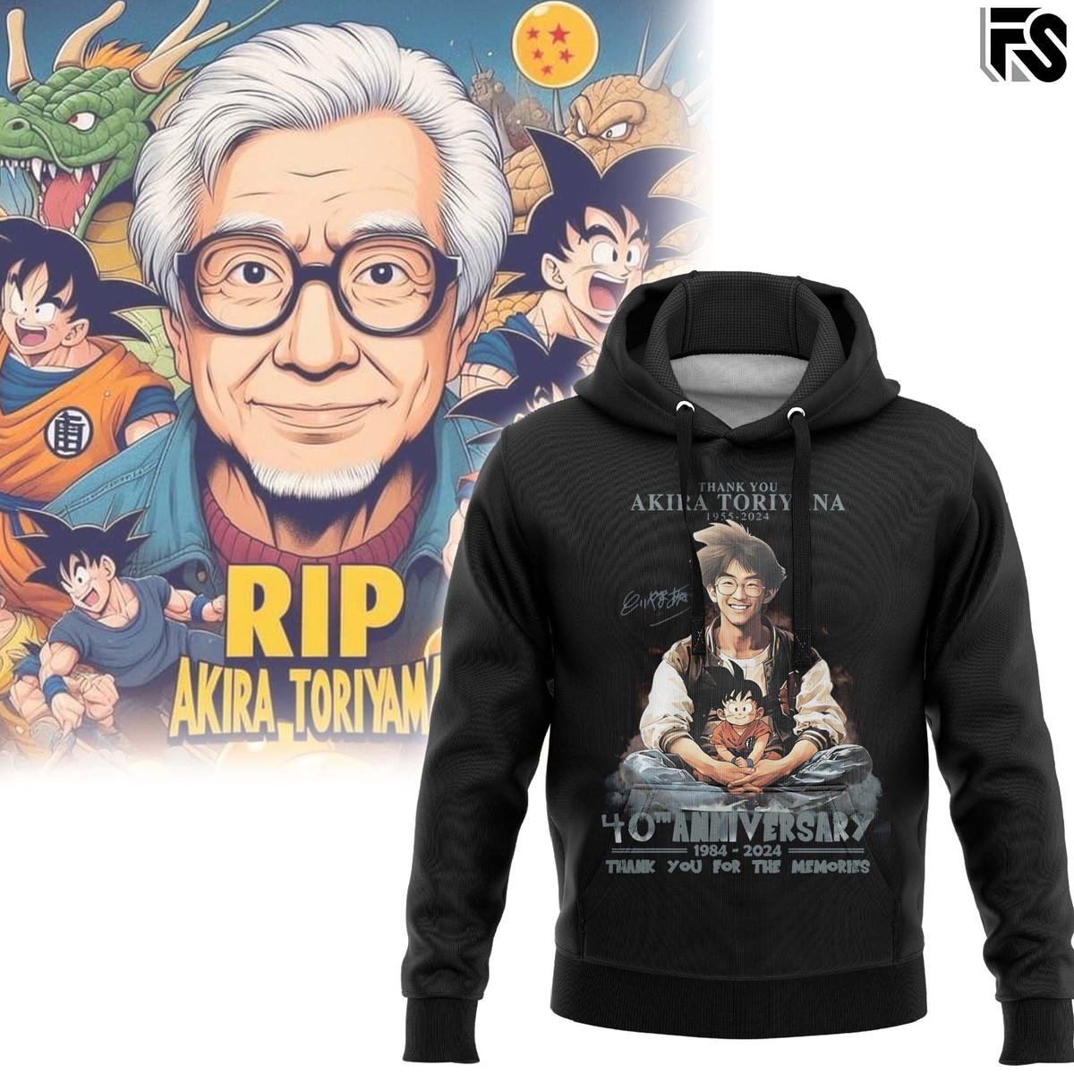Thank you memories Akira Toriyama Hoodie