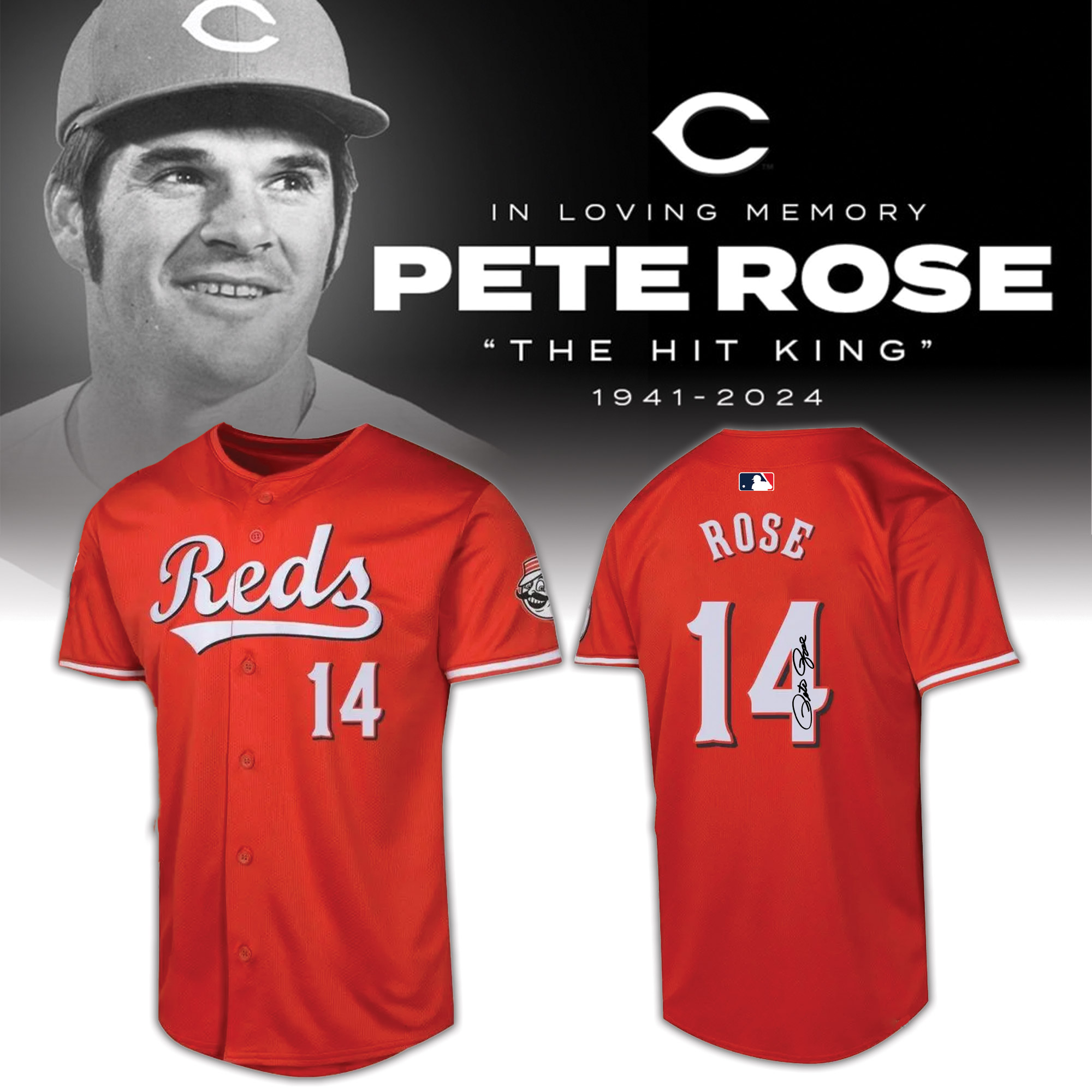 Thank You Pete Rose 14 Baseball Jersey  s
