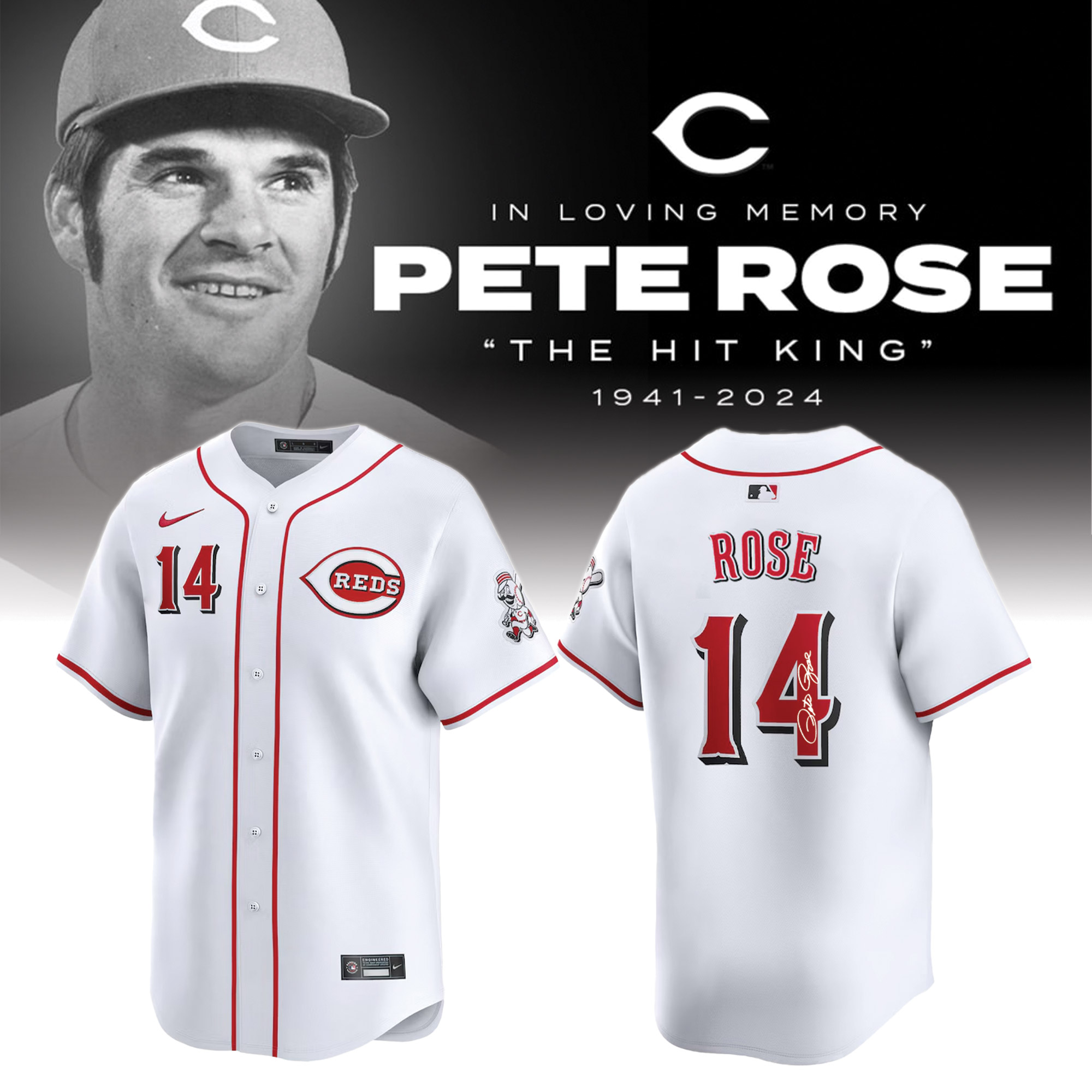 Thank You Pete Rose 14 Baseball Jersey  s
