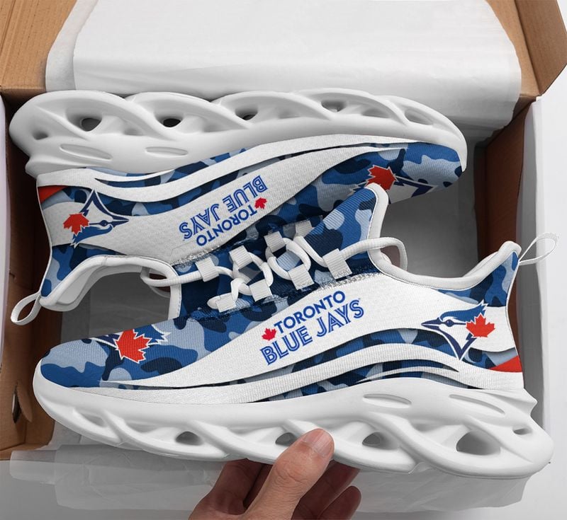 Toronto Blue Jays Camo Pattern Max Soul Shoes NEW019761