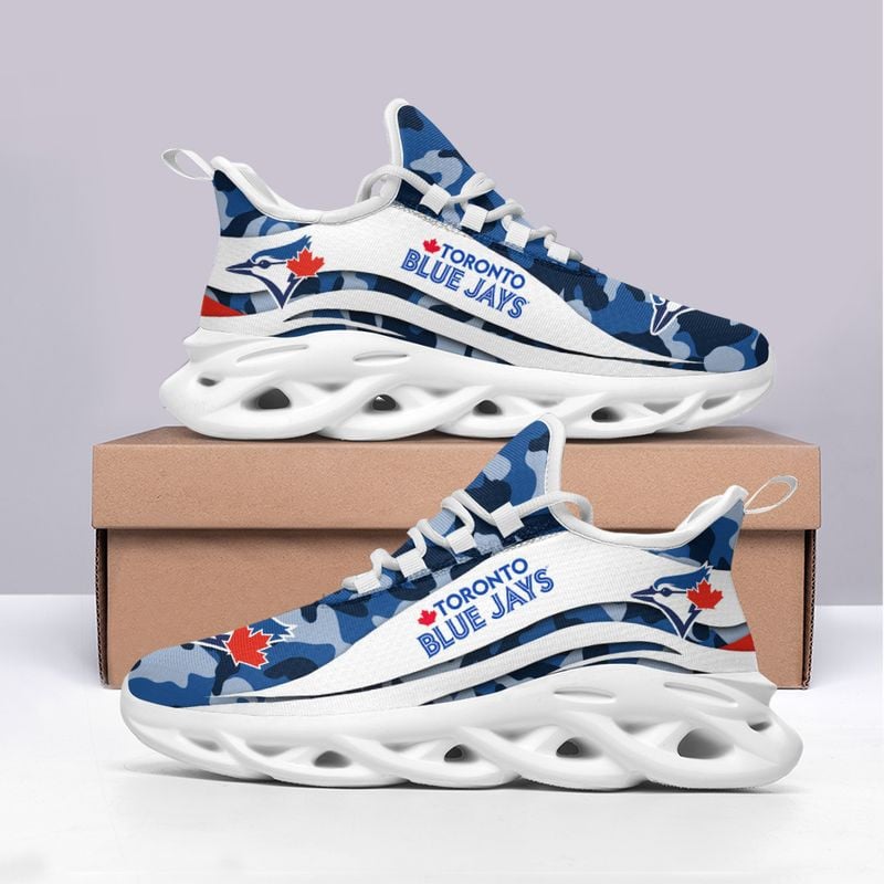 Toronto Blue Jays Camo Pattern Max Soul Shoes NEW019761