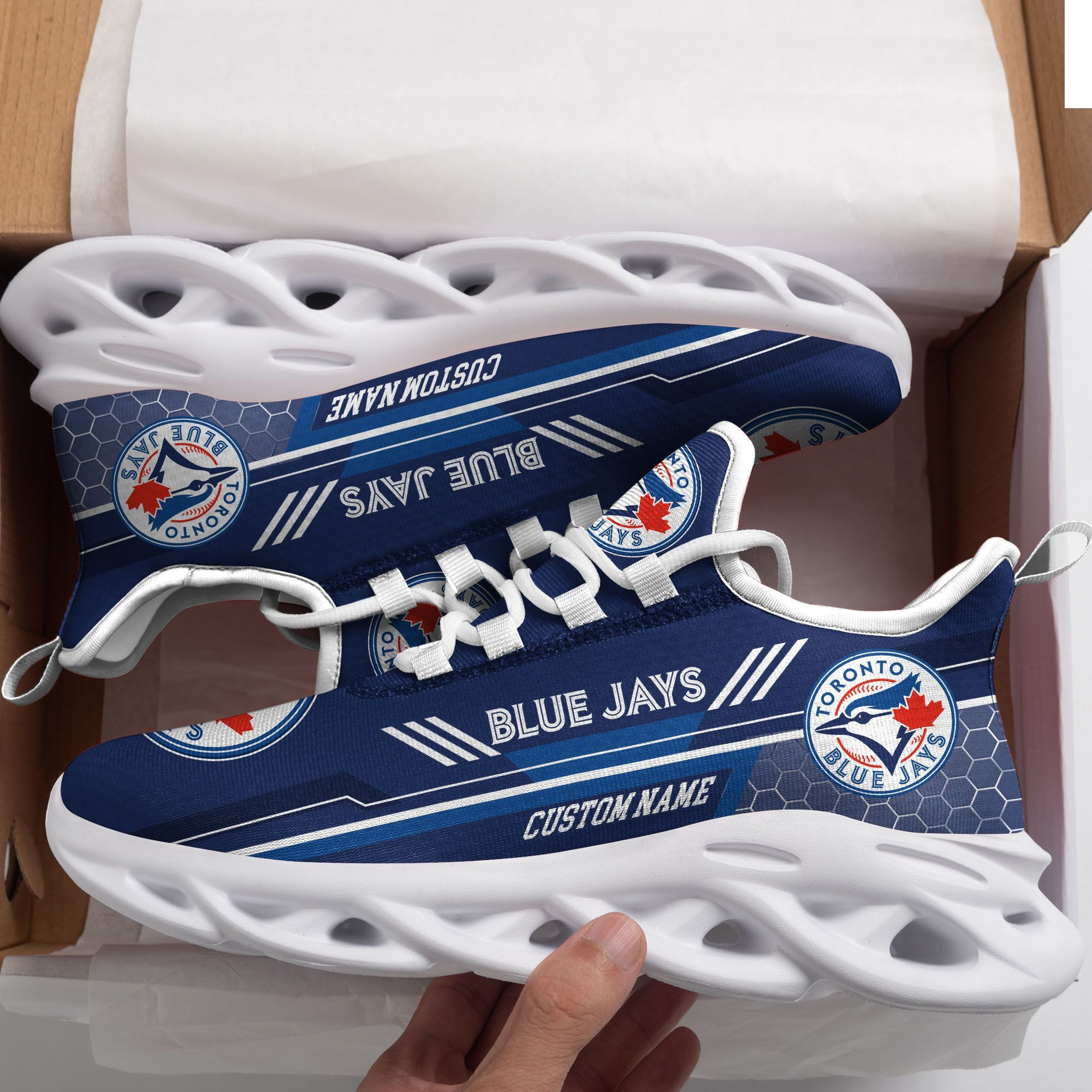 Toronto Blue Jays Custom Personalized Max Soul Sneakers Shoes