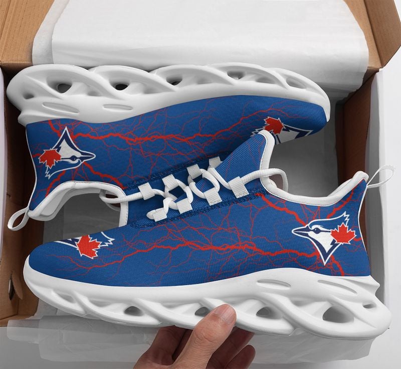 Toronto Blue Jays Lightning Pattern Max Soul Shoes NEW020561