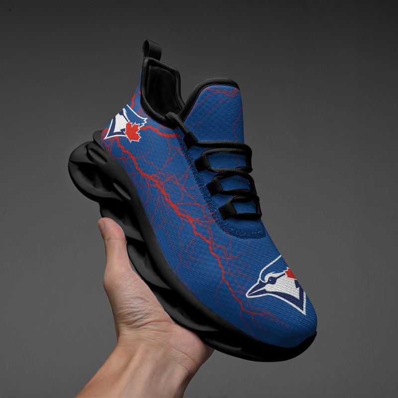 Toronto Blue Jays Lightning Pattern Max Soul Shoes NEW020561