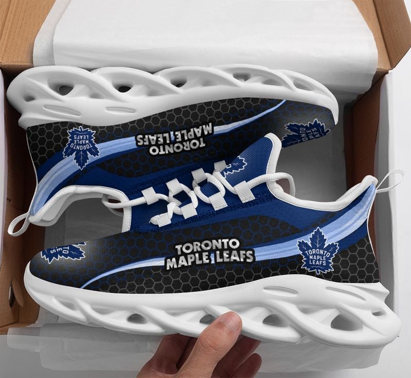 Toronto Maple Leafs Honeycomb Pattern Max Soul Shoes NEW019367
