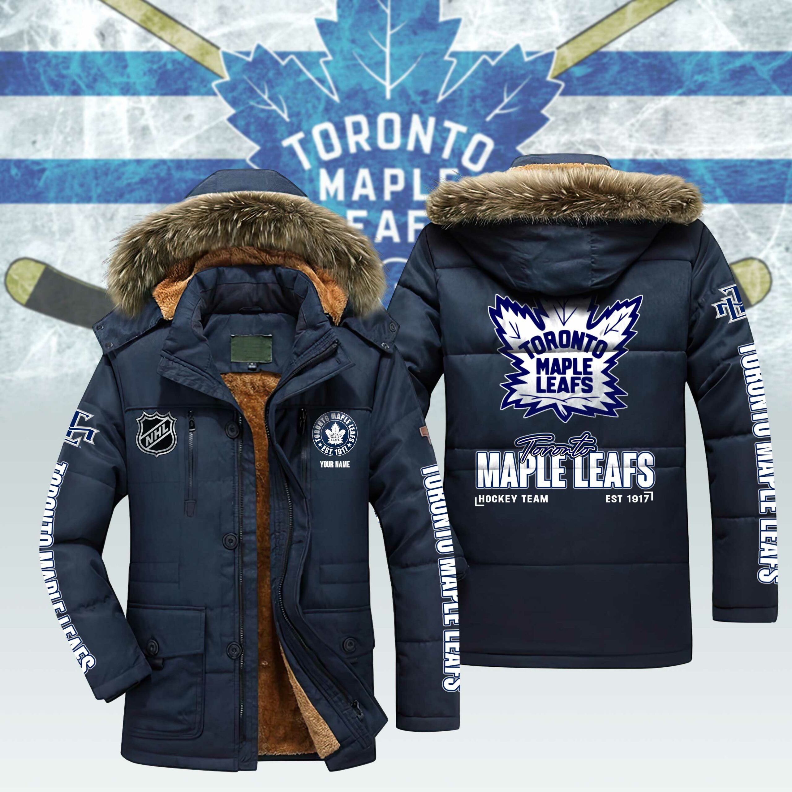 Toronto Maple Leafs NHL Fleece Parka