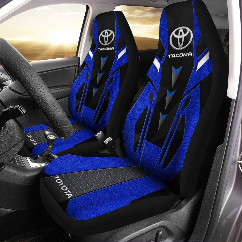Toyota TACOMA  Car Seat Cover (Set of 2) Ver 4 (Blue)