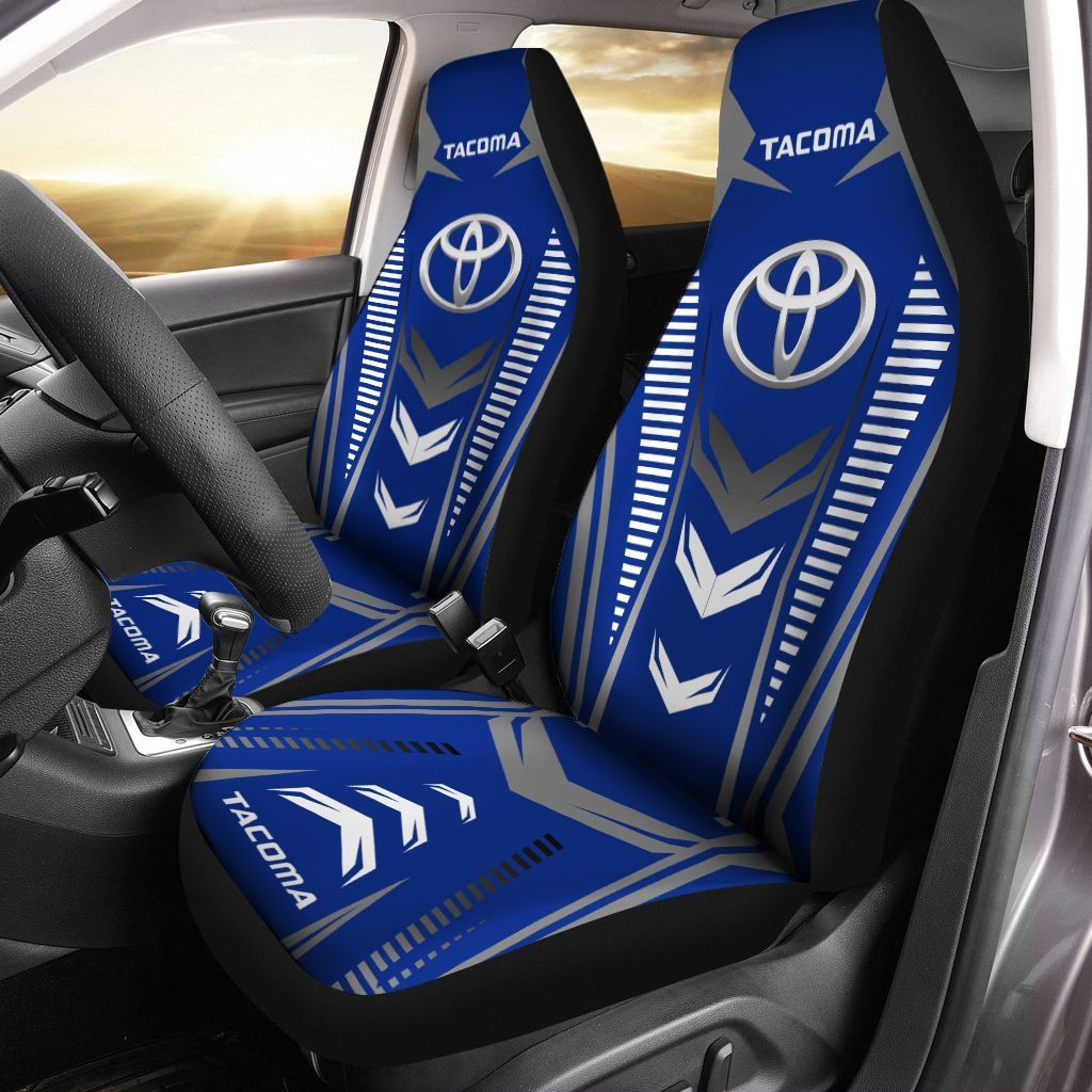 Toyota TACOMA  Car Seat Cover (Set of 2) Ver5 (Blue)