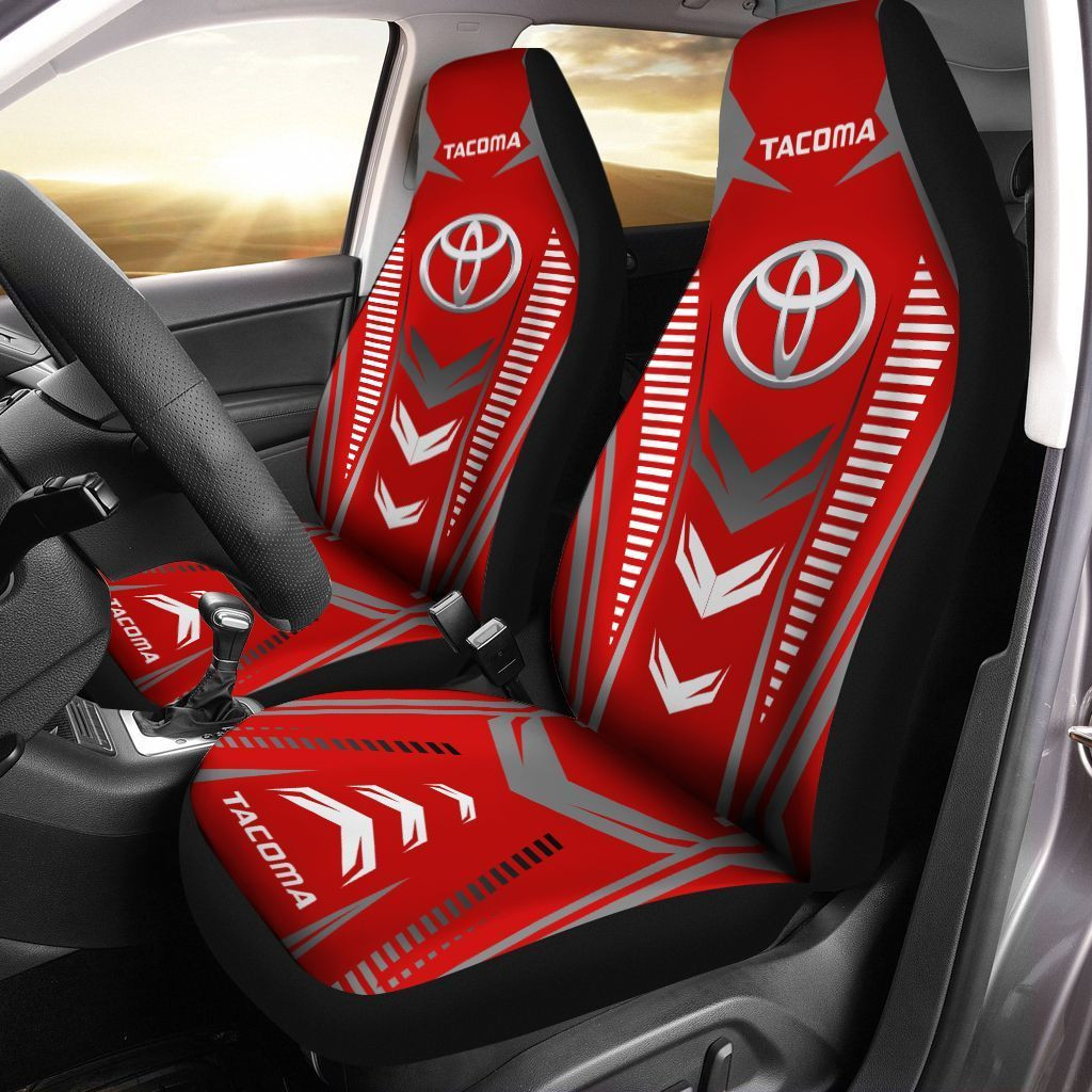Toyota TACOMA  Car Seat Cover (Set of 2) Ver5 (Red)
