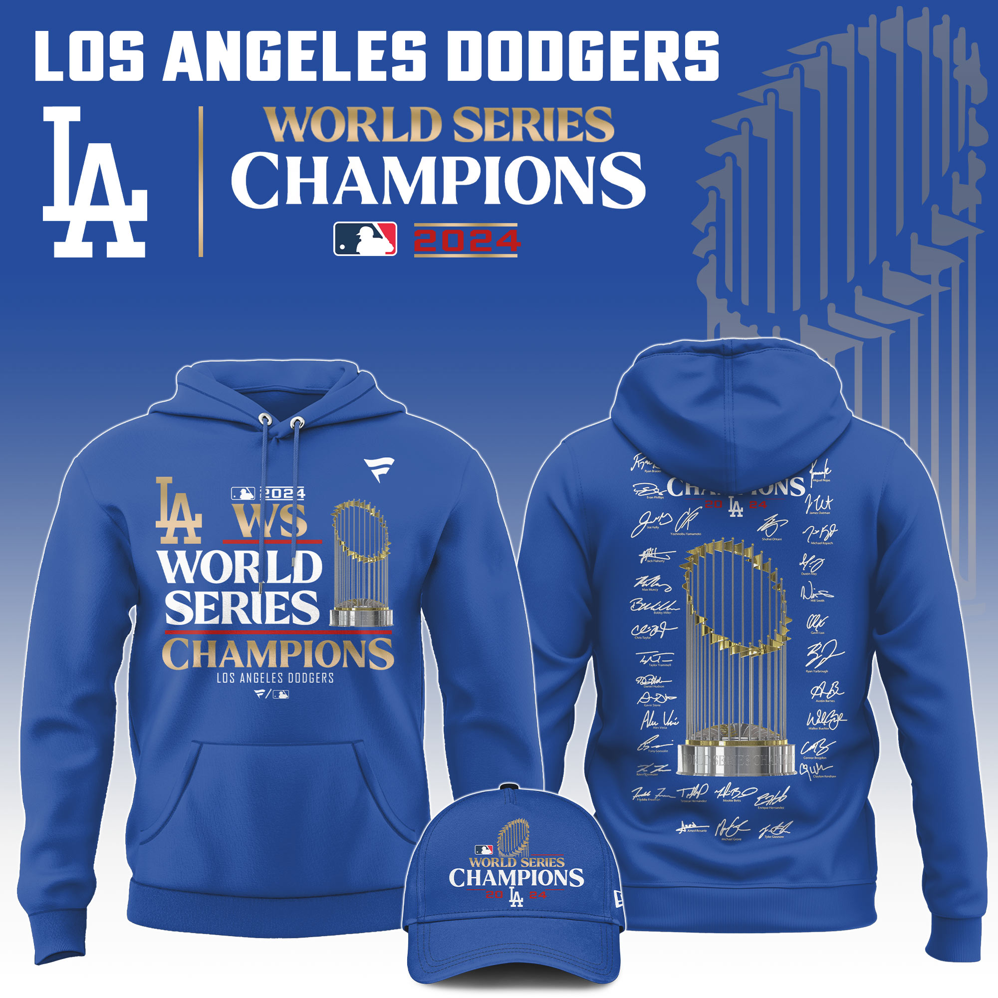 Unisex LAD World Series Champions Hoodie