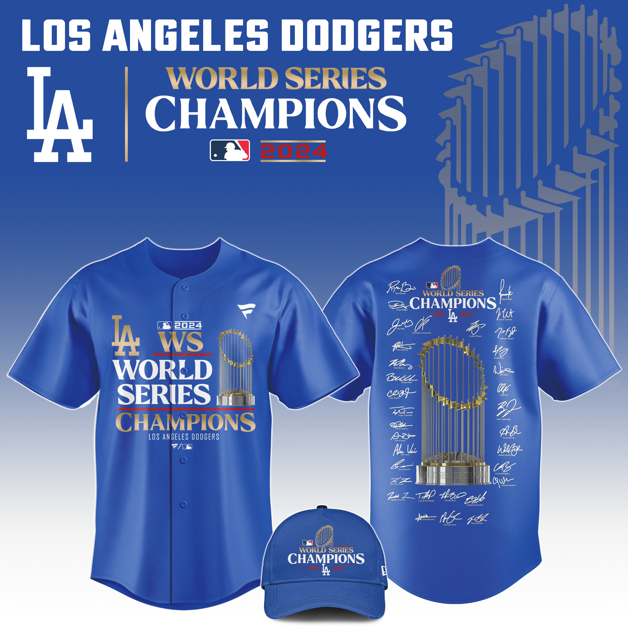 Unisex LAD  World Series Champions Jersey
