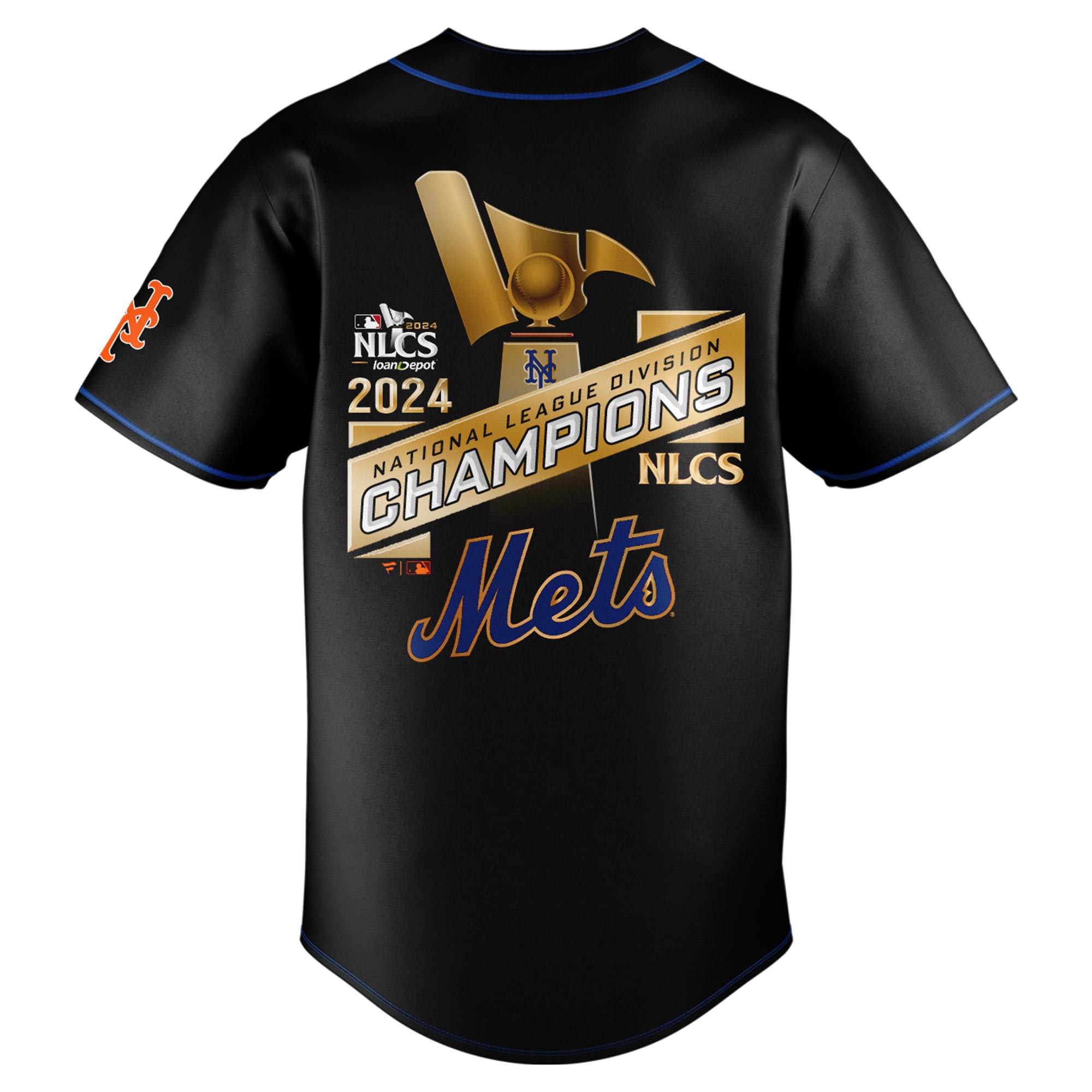 Unisex NYM Black NLCS Jersey 3