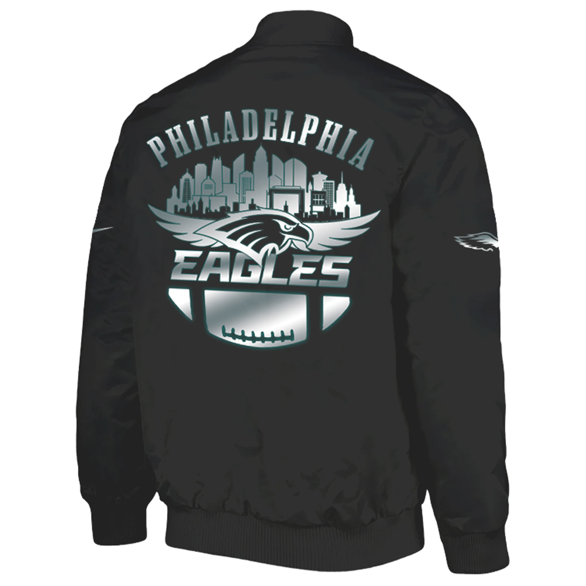Unisex Philadelphia Eagles 2025 Black Bomber Jersey