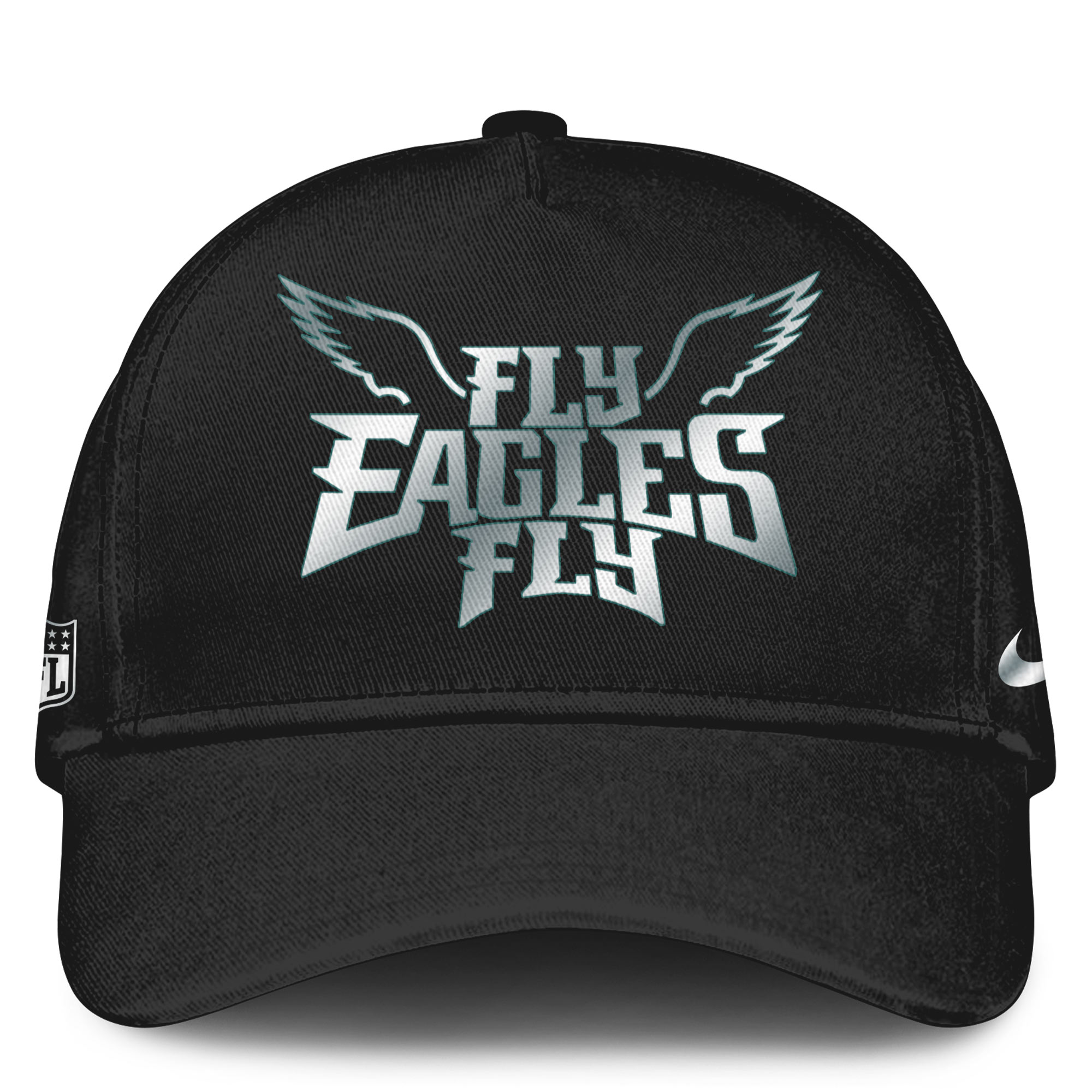 Unisex Philadelphia Eagles 2025 Black Hoodie Jersey