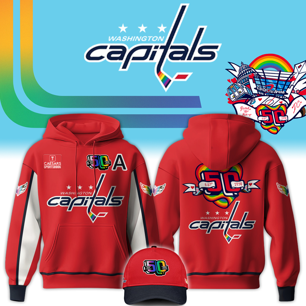 Washington Capitals Special “Pride Night” Hoodie