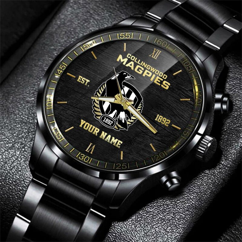 Watch Custom Your Name Collingwood Black