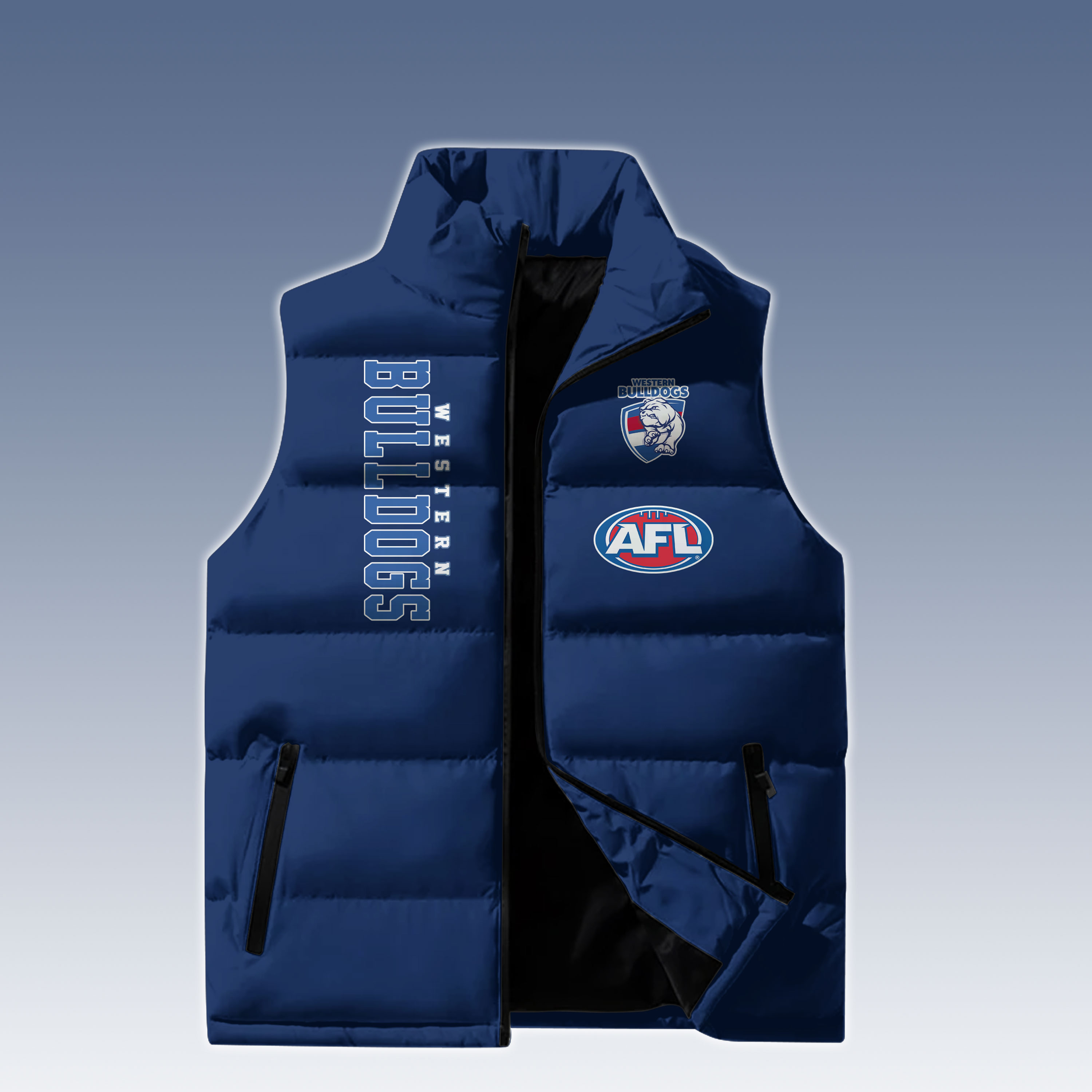 Western Bulldogs 3D Cotton Vest Design Limited v2