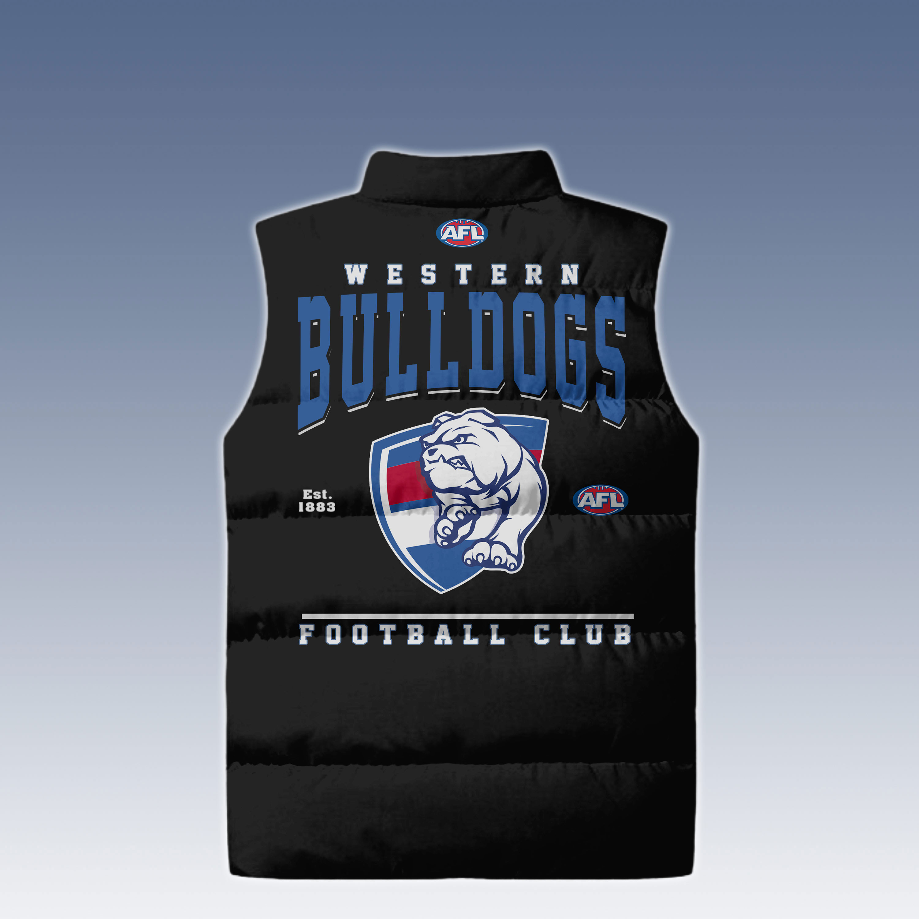 Western Bulldogs 3D Cotton Vest Design Limited v2