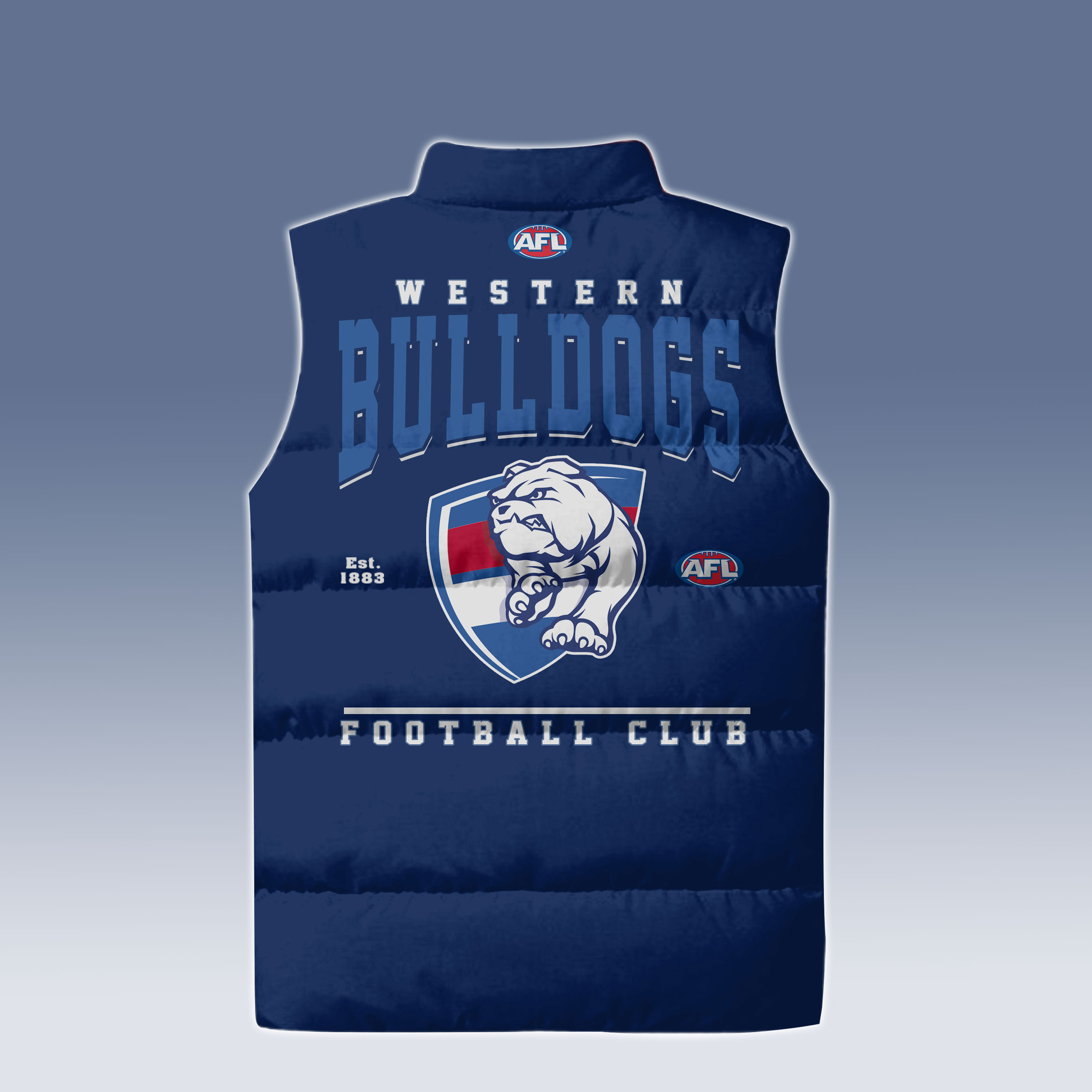 Western Bulldogs 3D Cotton Vest Design Limited v2