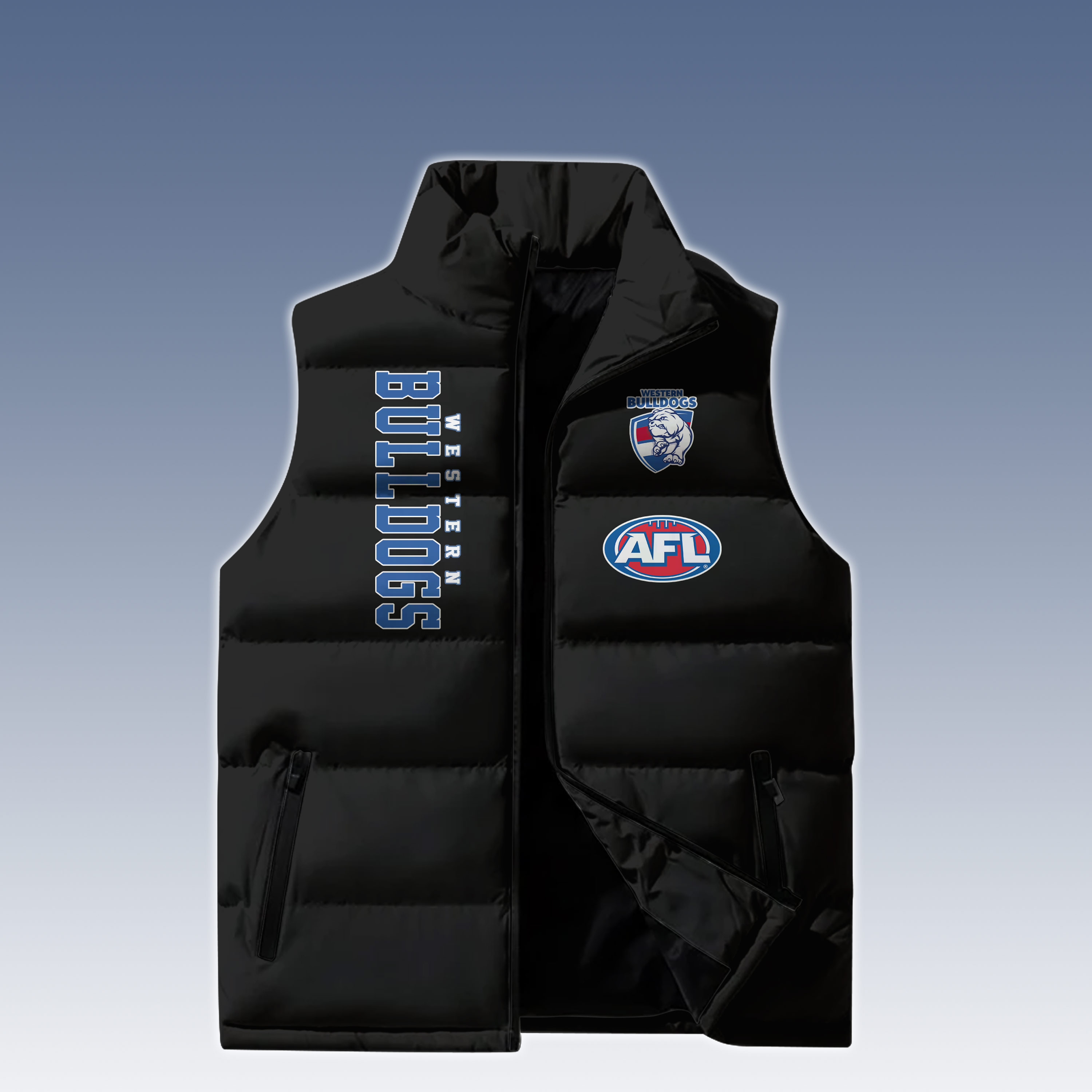 Western Bulldogs 3D Cotton Vest Design Limited v2