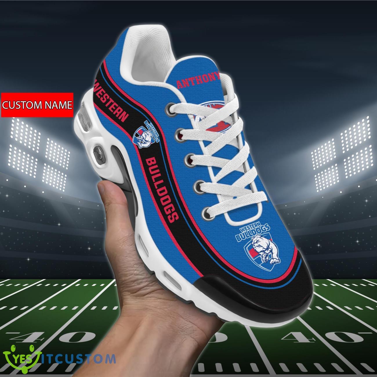 Western Bulldogs Personalized Name Air Cushion Sports Shoes Sneaker KLTNS220489