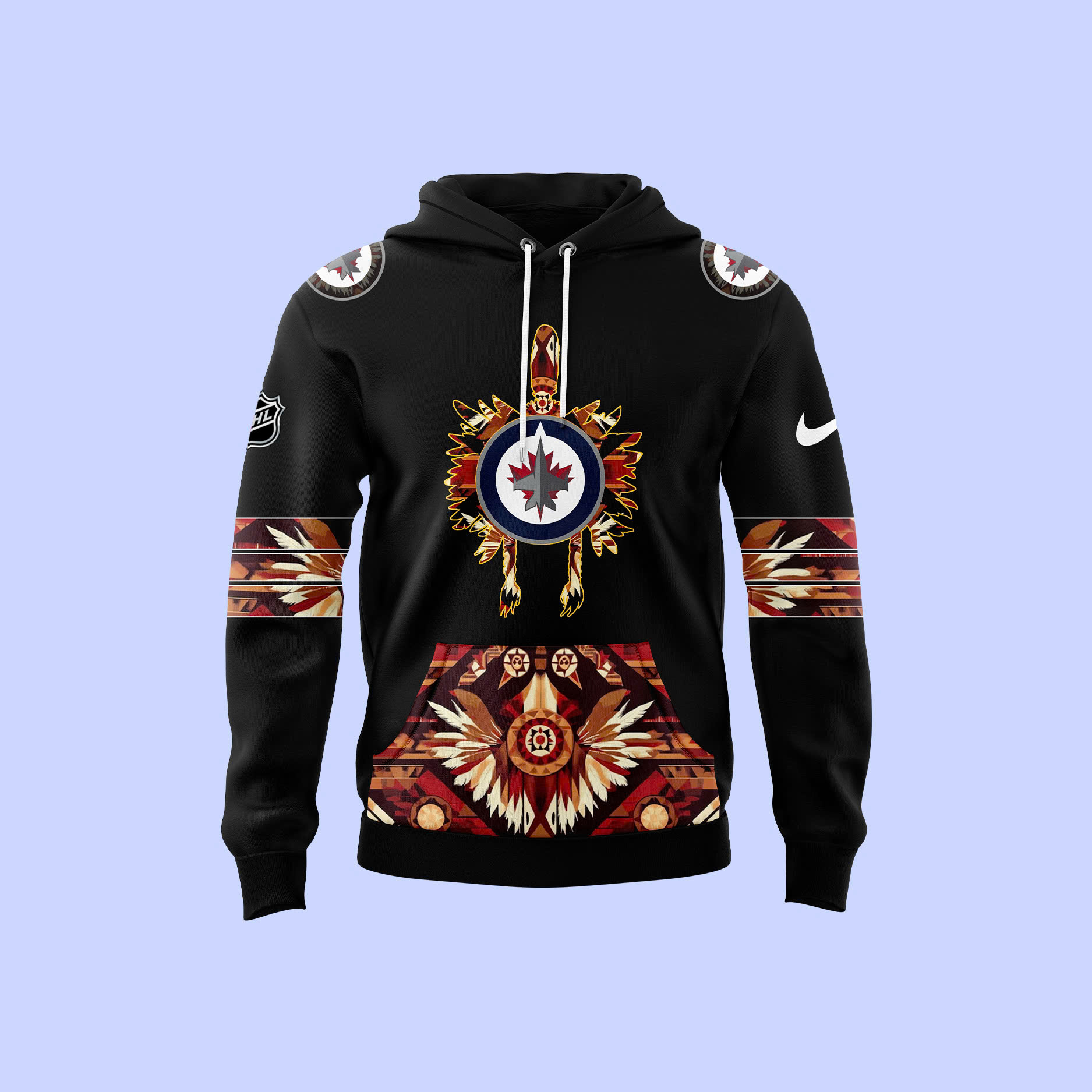 Winnipeg Jets Native American Heritage Month Premium Pullover Hoodie